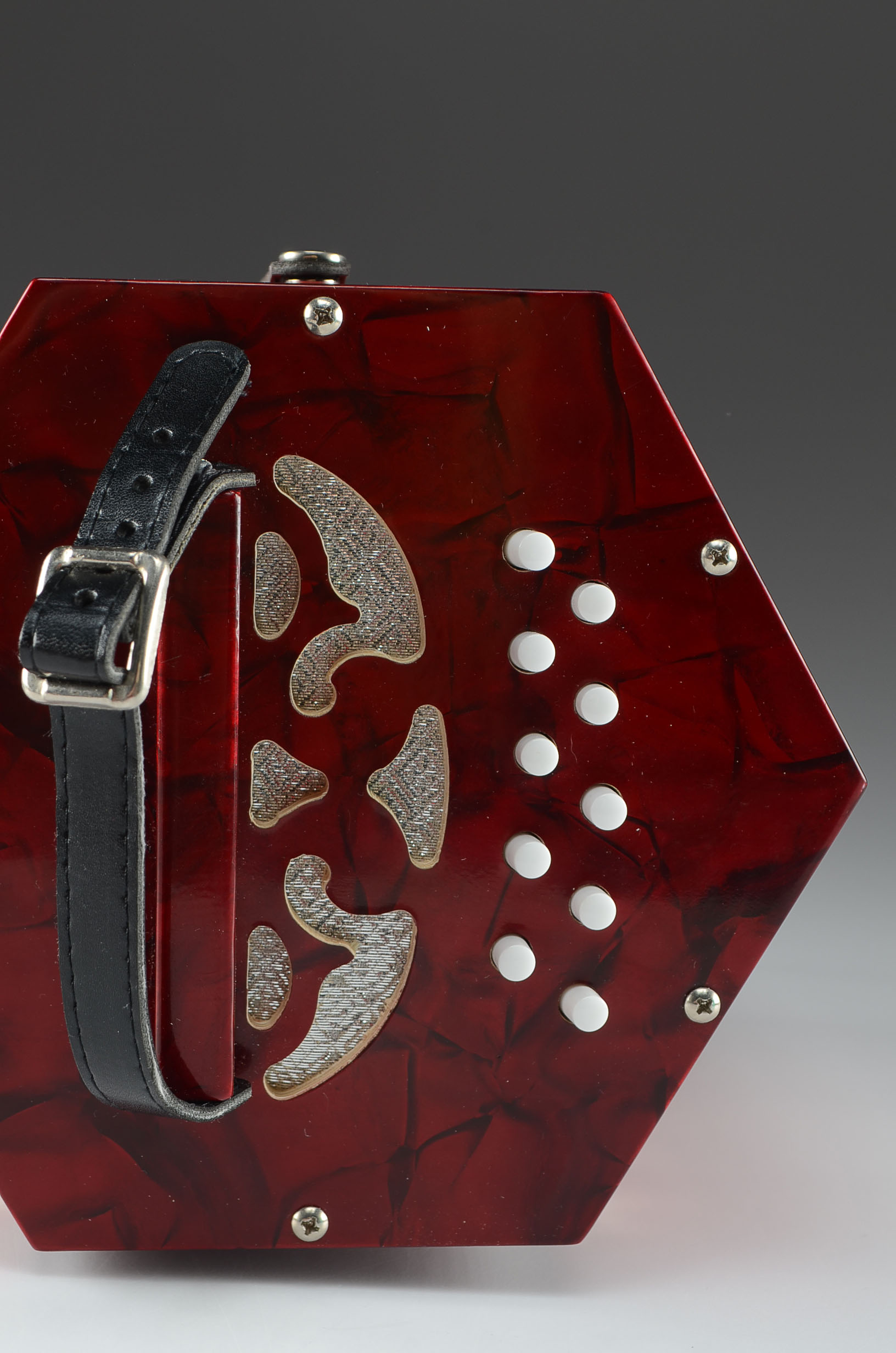 A 20-Button Concertina Squeeze Box 