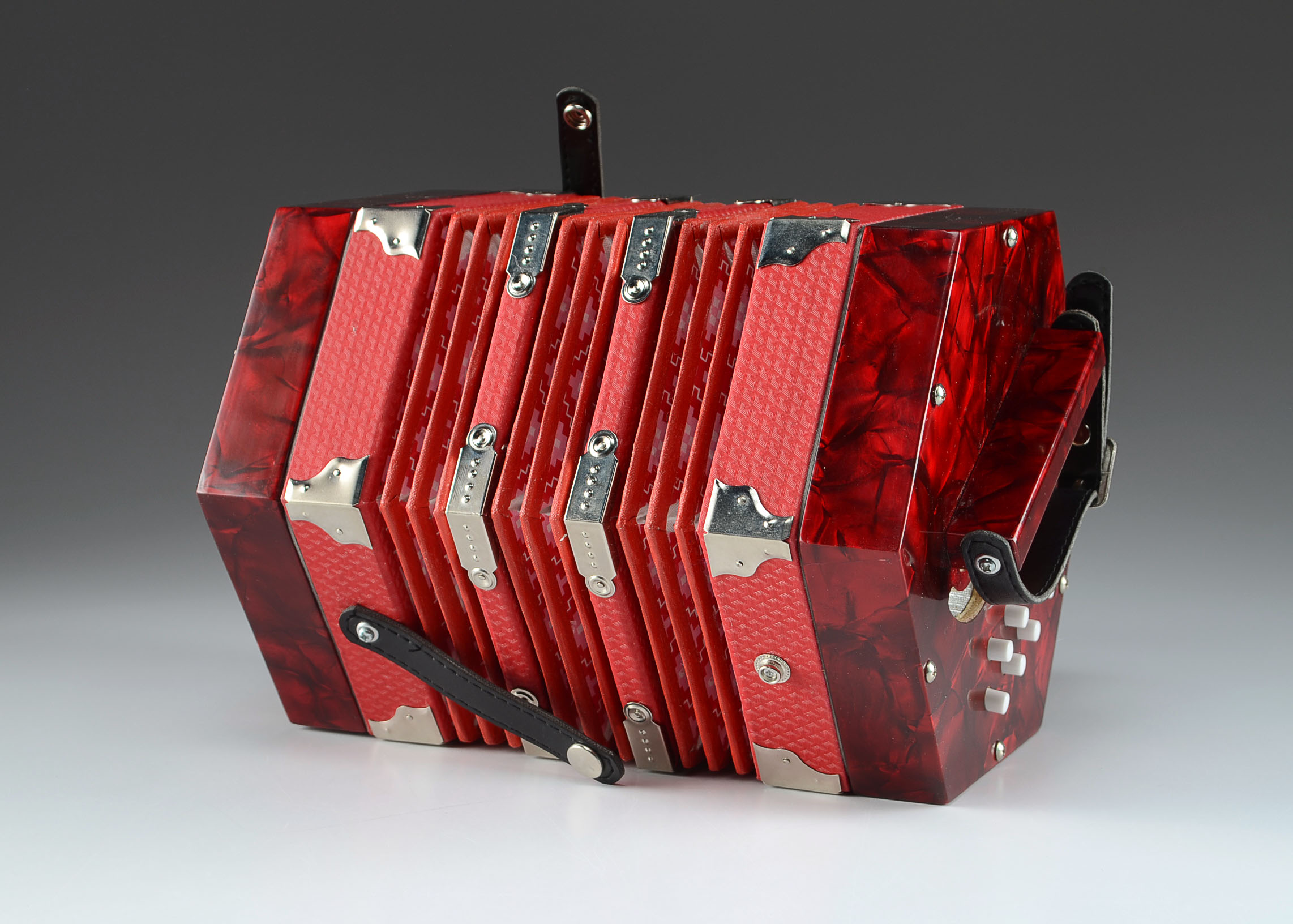 A 20-Button Concertina Squeeze Box 