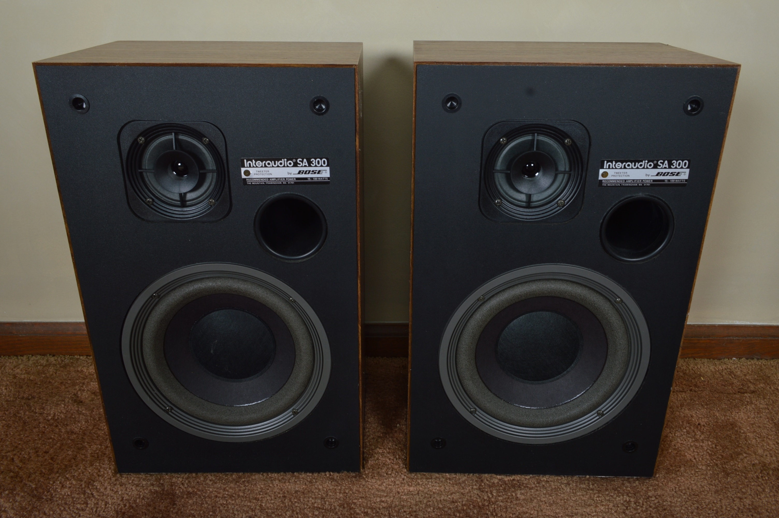 Vintage Bose Bookshelf Speakers