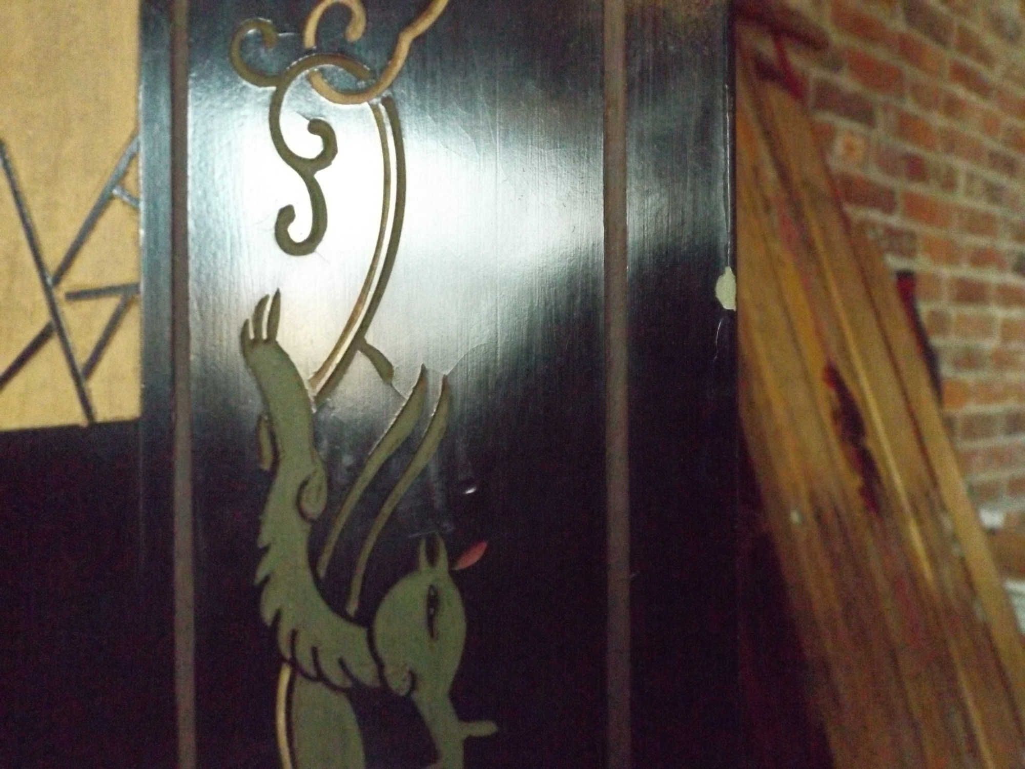 Oriental Four-Panel Folding Screen