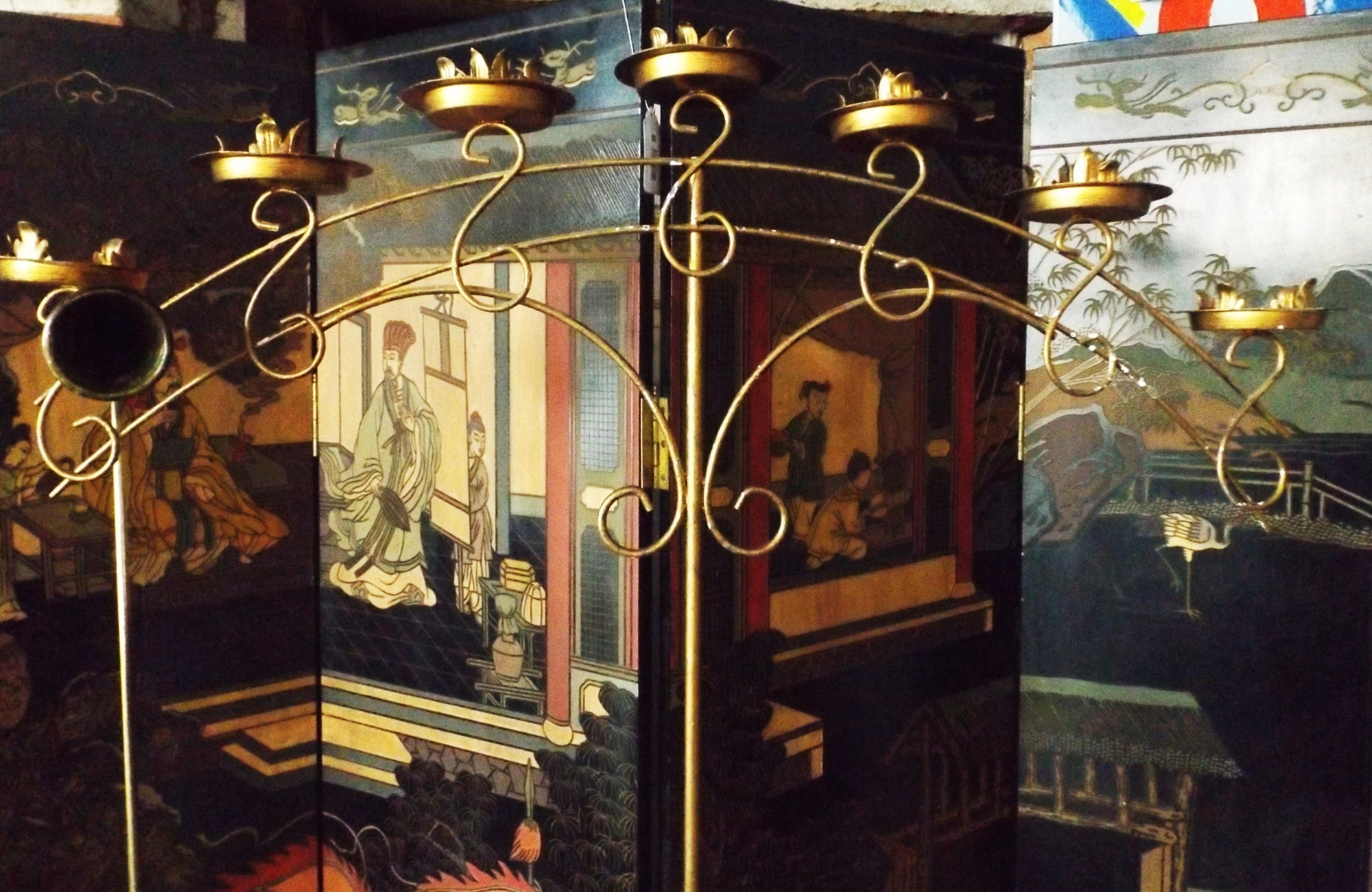 Vintage Floor Candelabra