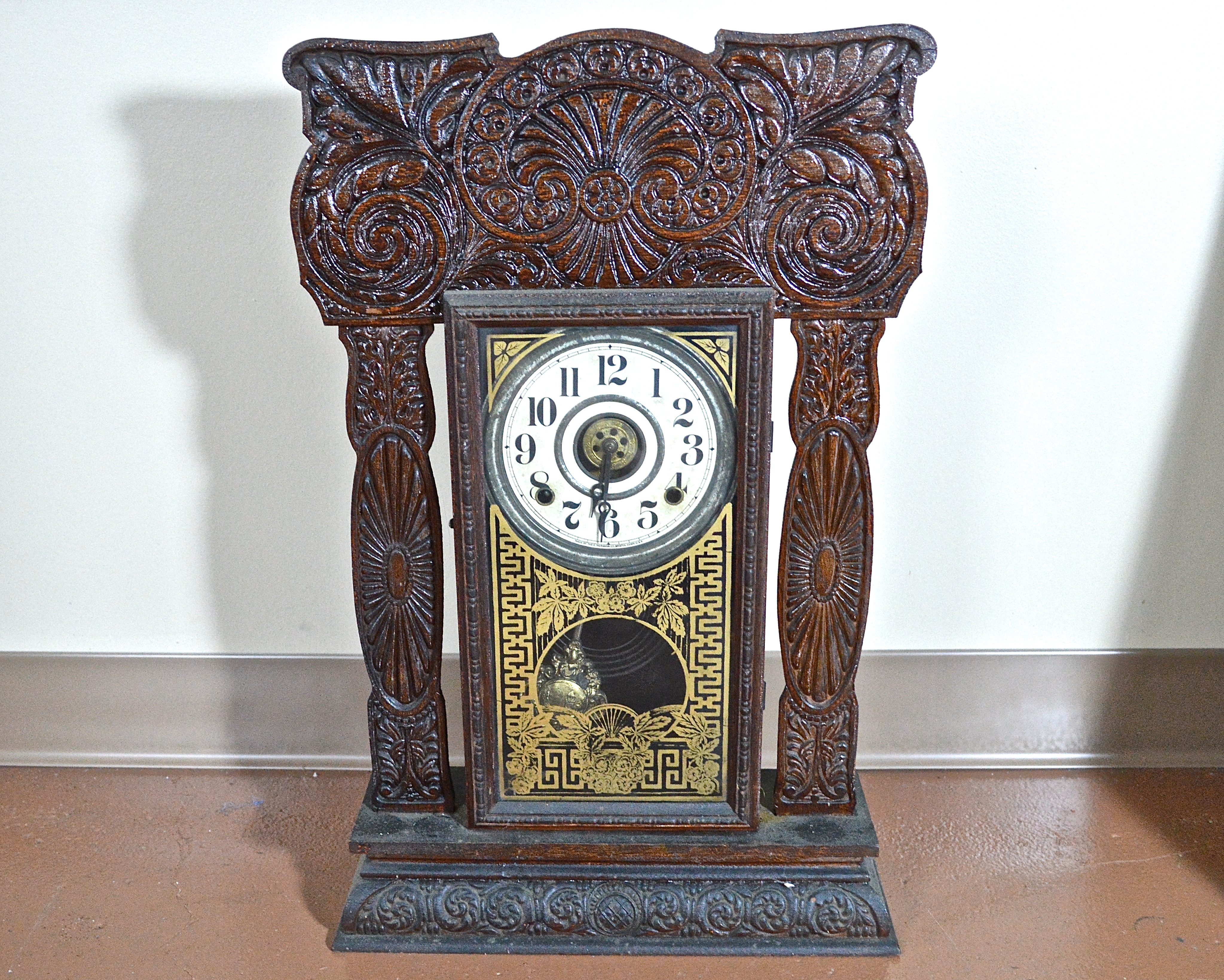 Three Antique Pendulum Mantel Clocks 