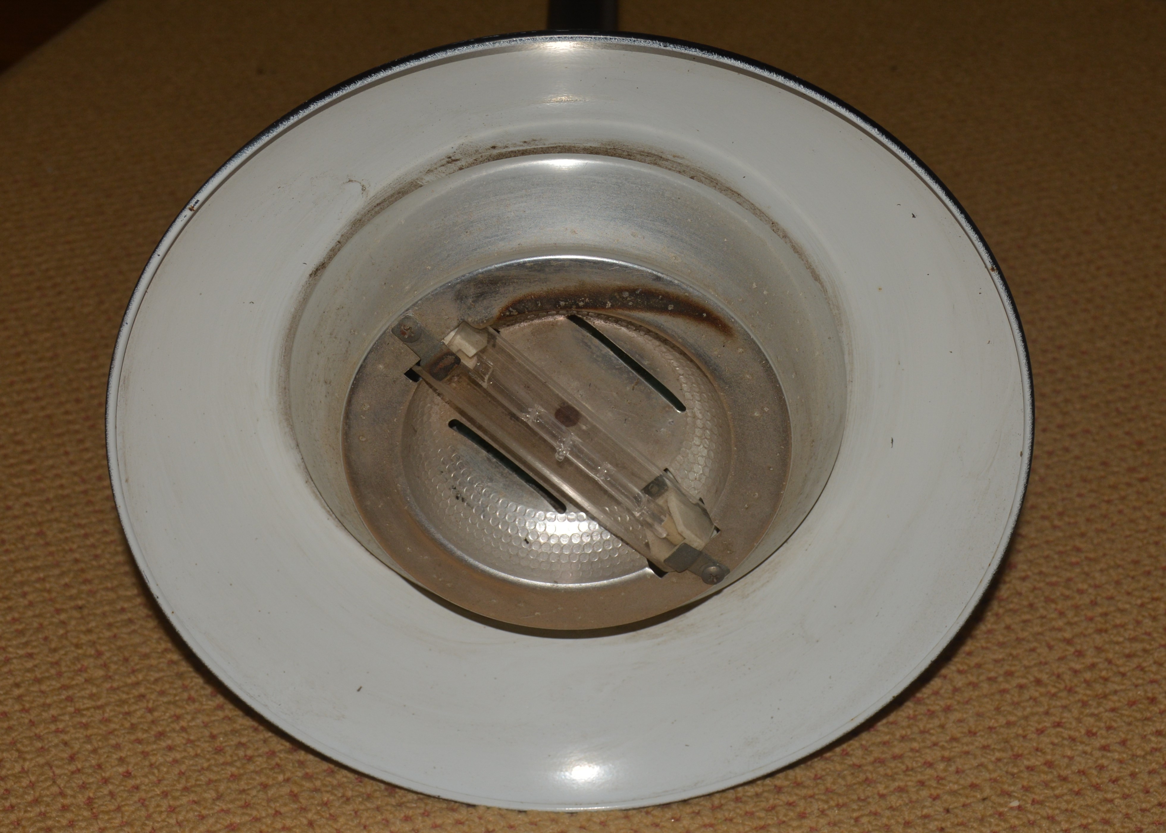 Elegant Tall Floor Lamp in Black with Gold Accents 