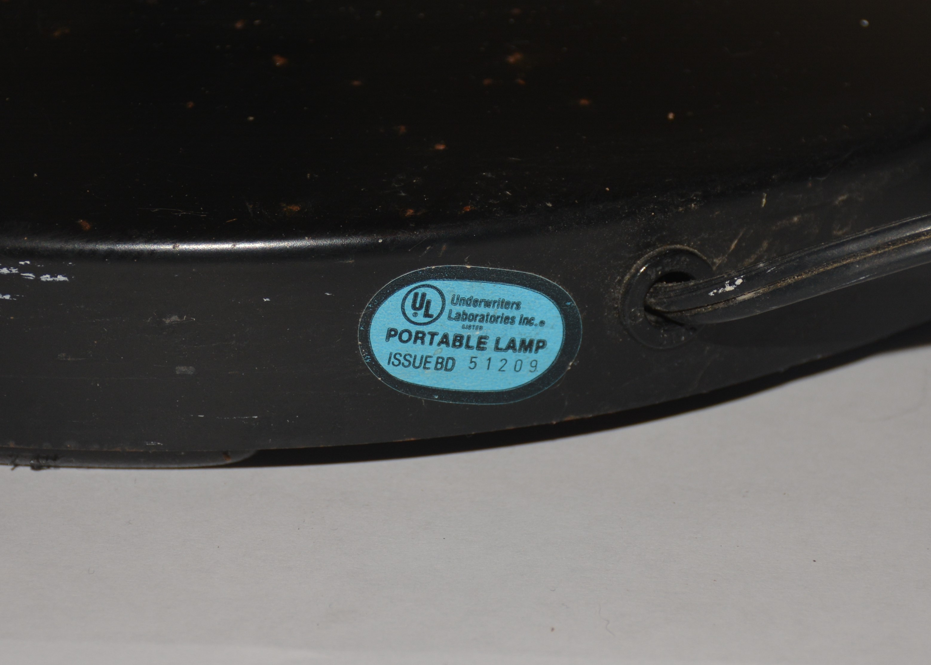 Elegant Tall Floor Lamp in Black with Gold Accents 