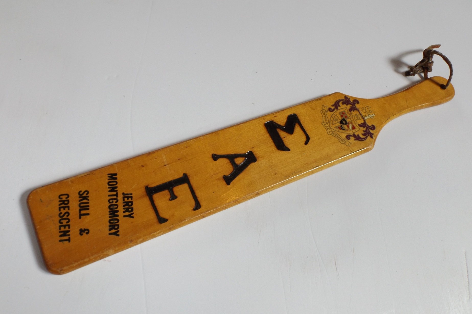 Retro Indiana University SAE Frat Paddle