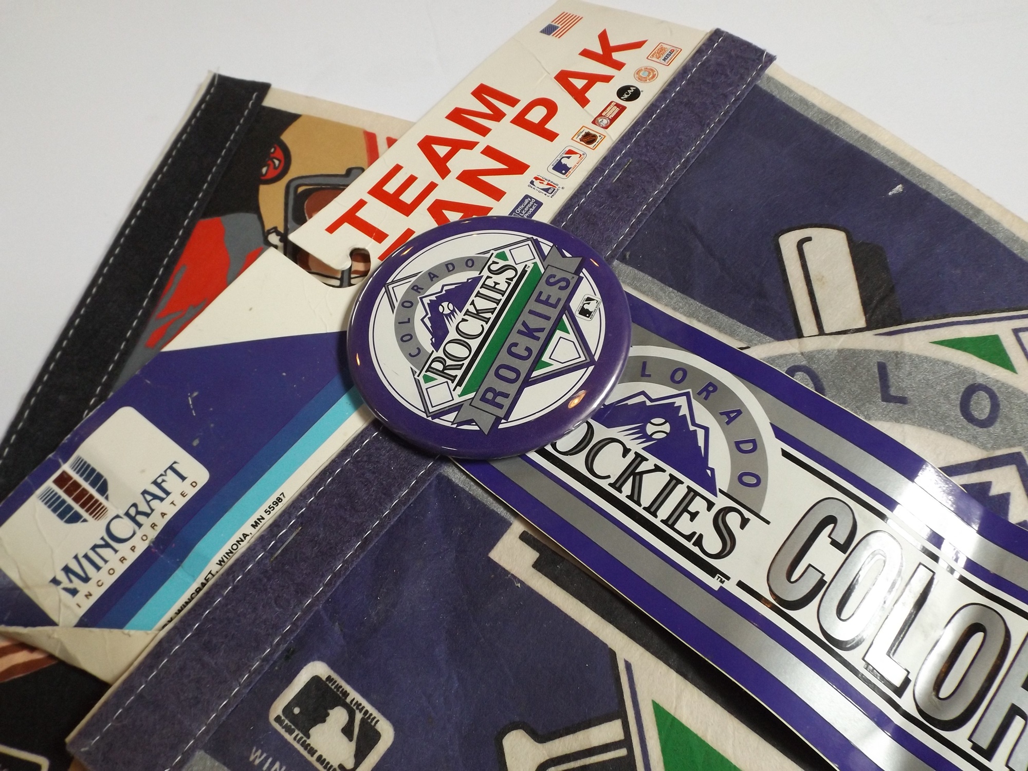 Colorado Rockies and San Francisco 49ers Pennants