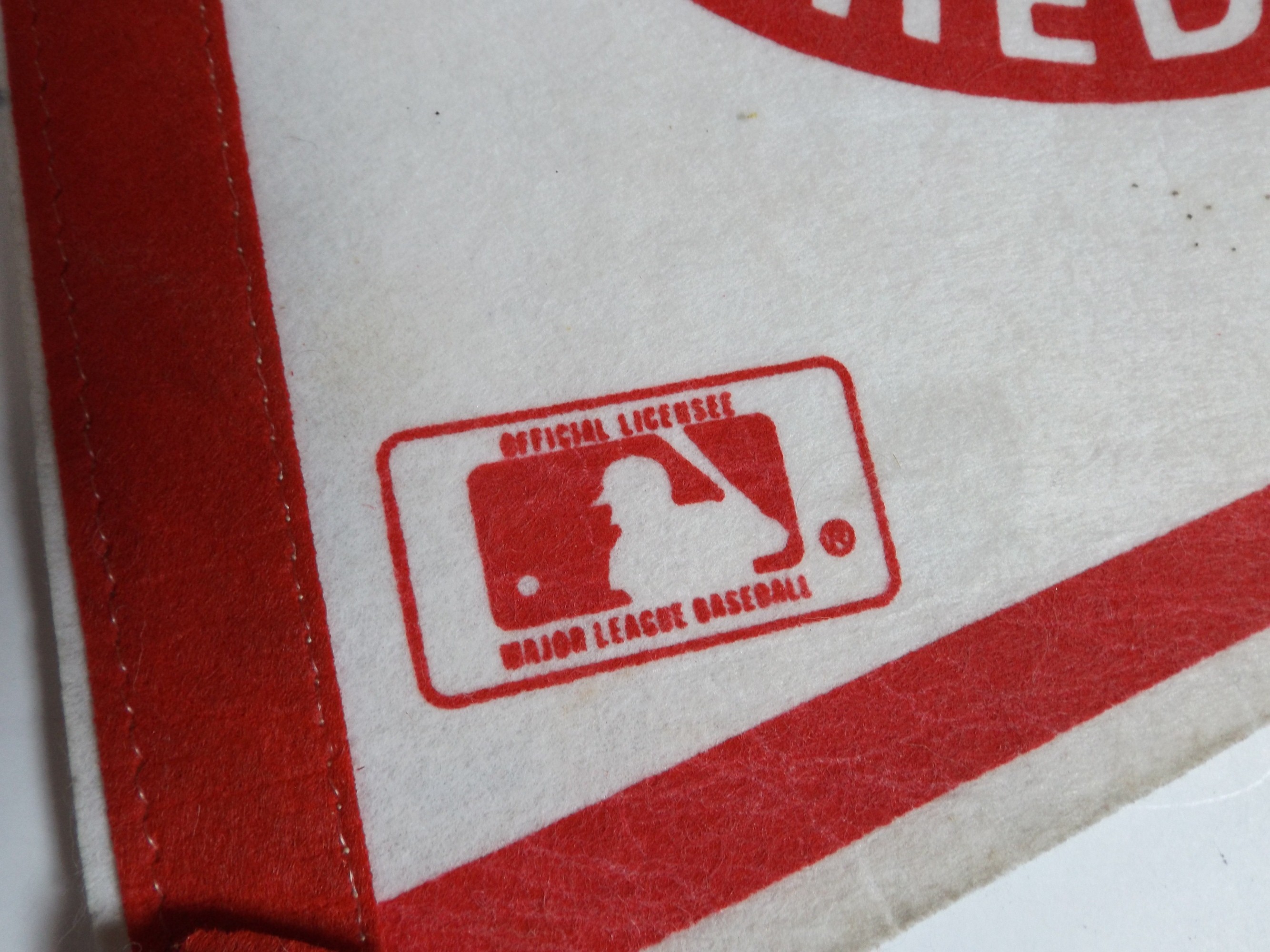 Retro Cincinnati Reds and Pete Rose Pennants