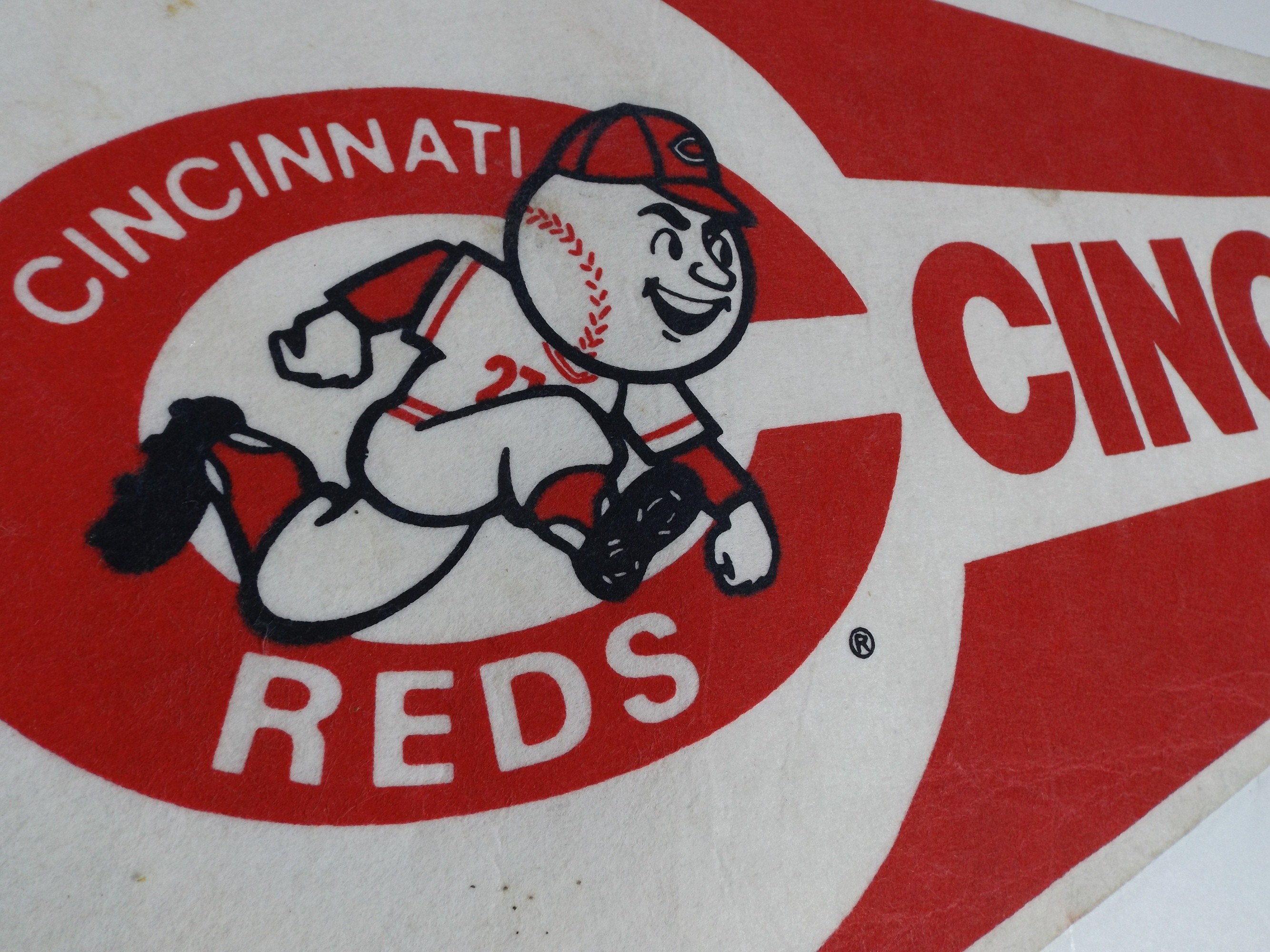 Retro Cincinnati Reds and Pete Rose Pennants