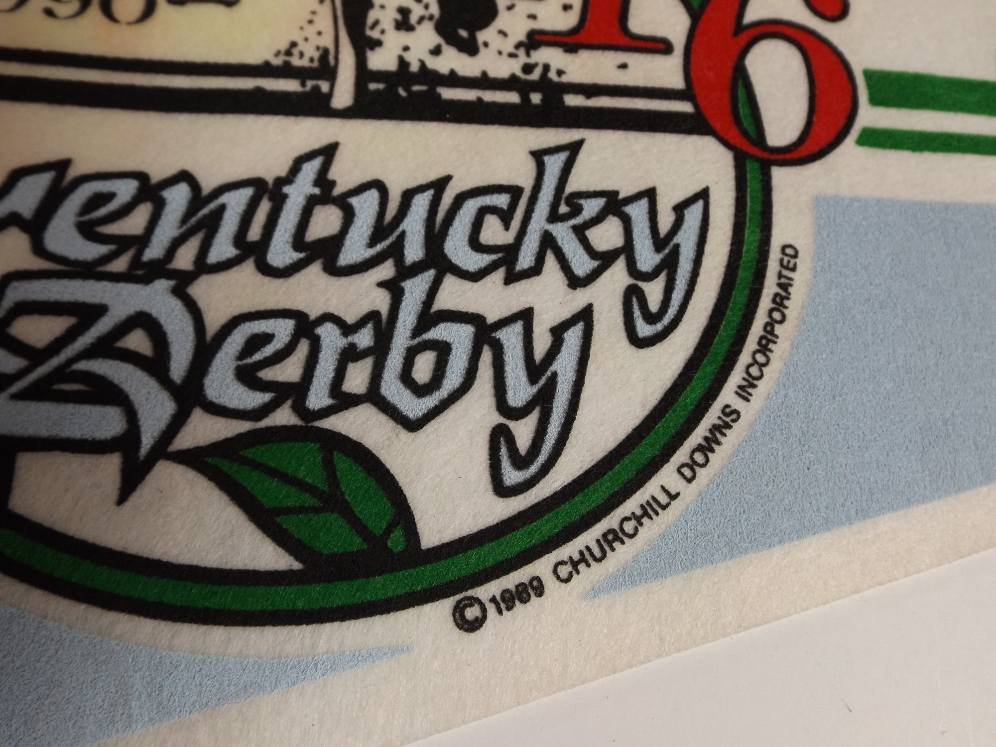 1990 Kentucky Derby Pennant