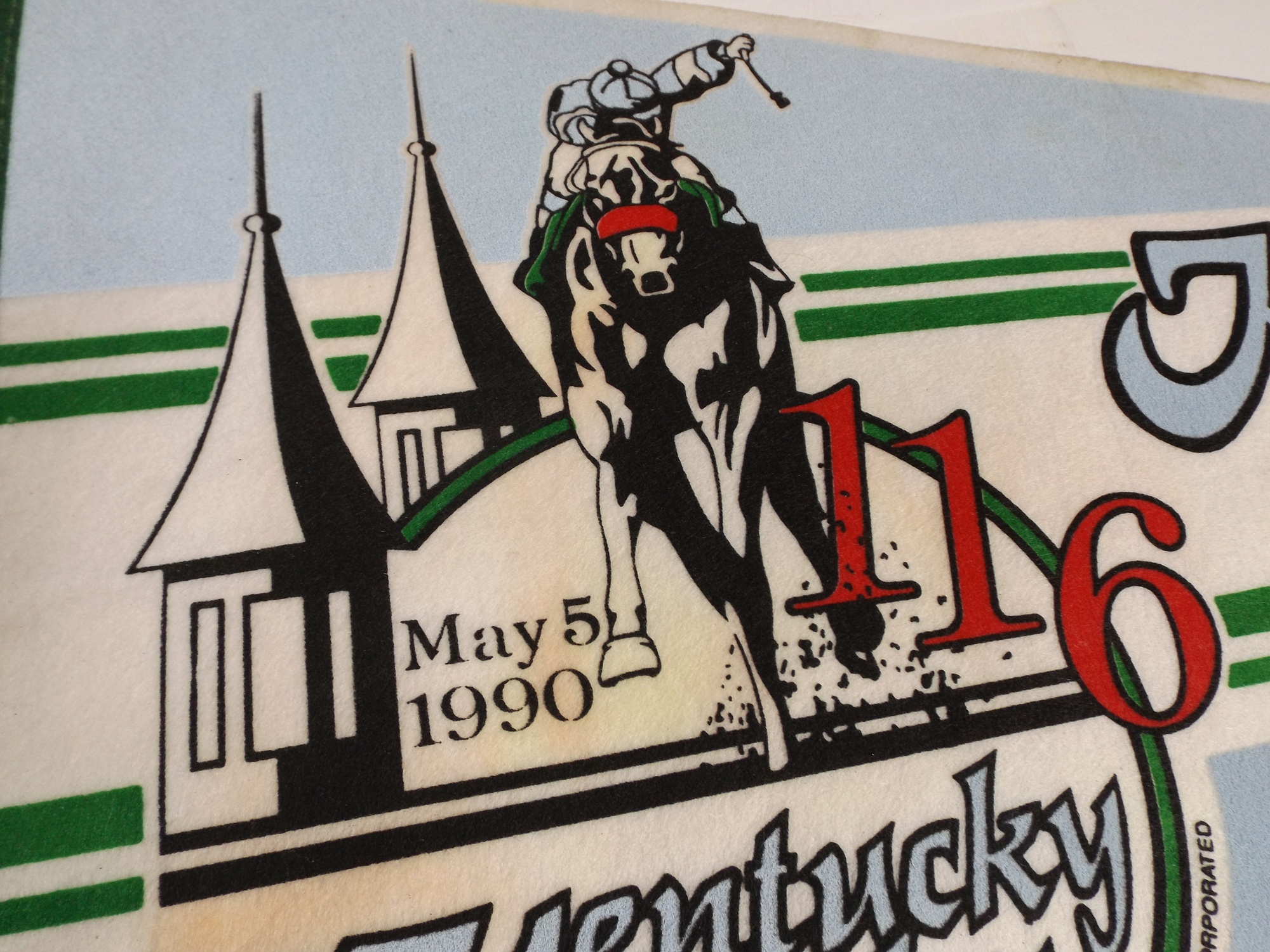 1990 Kentucky Derby Pennant