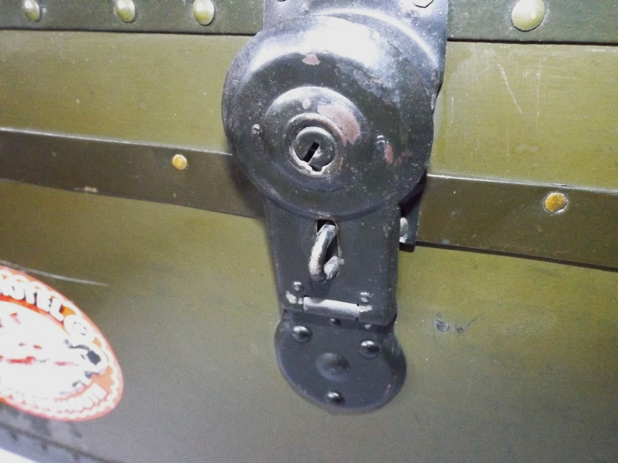 Foot Locker with Travel Stickers