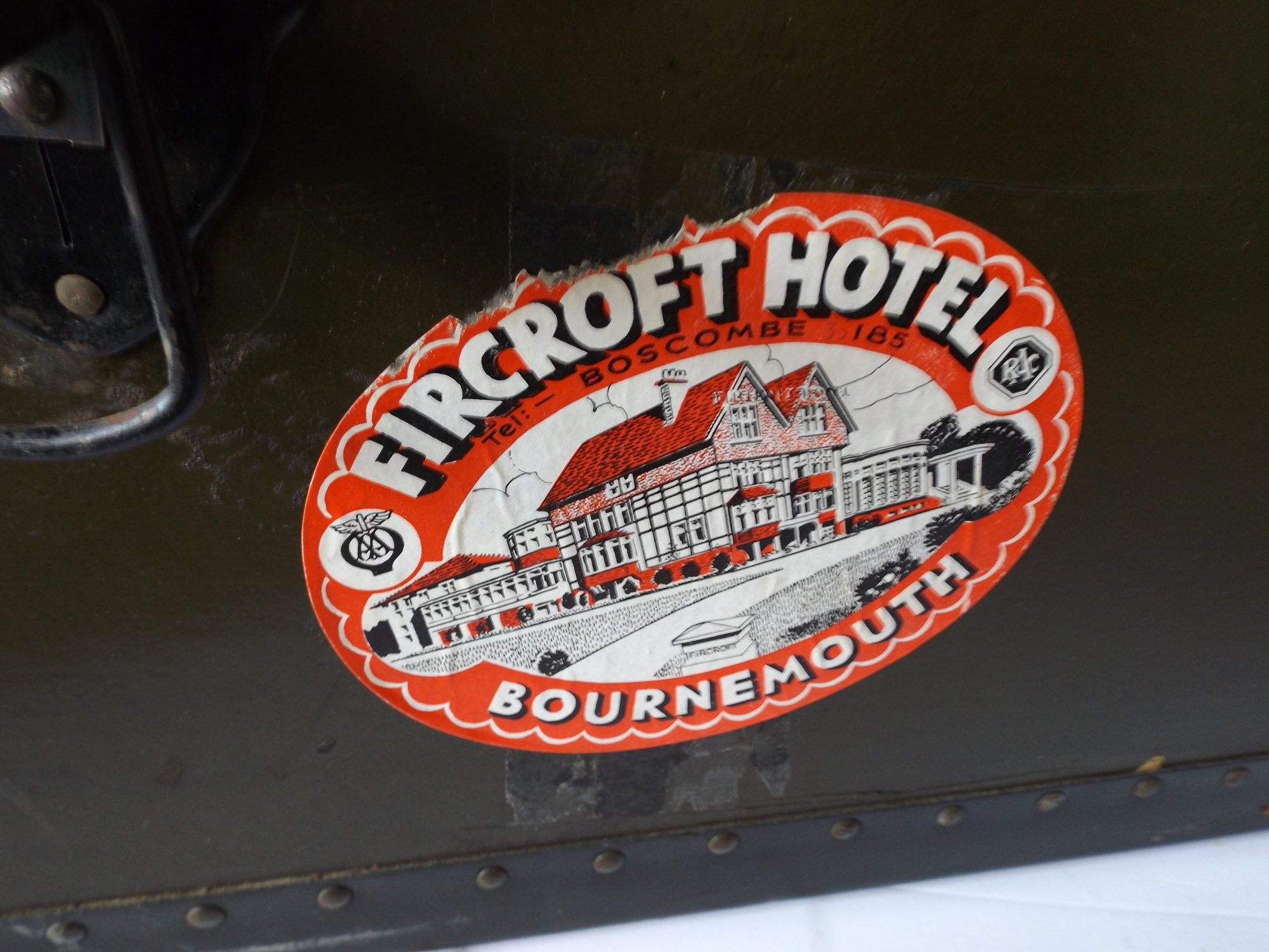 Foot Locker with Travel Stickers