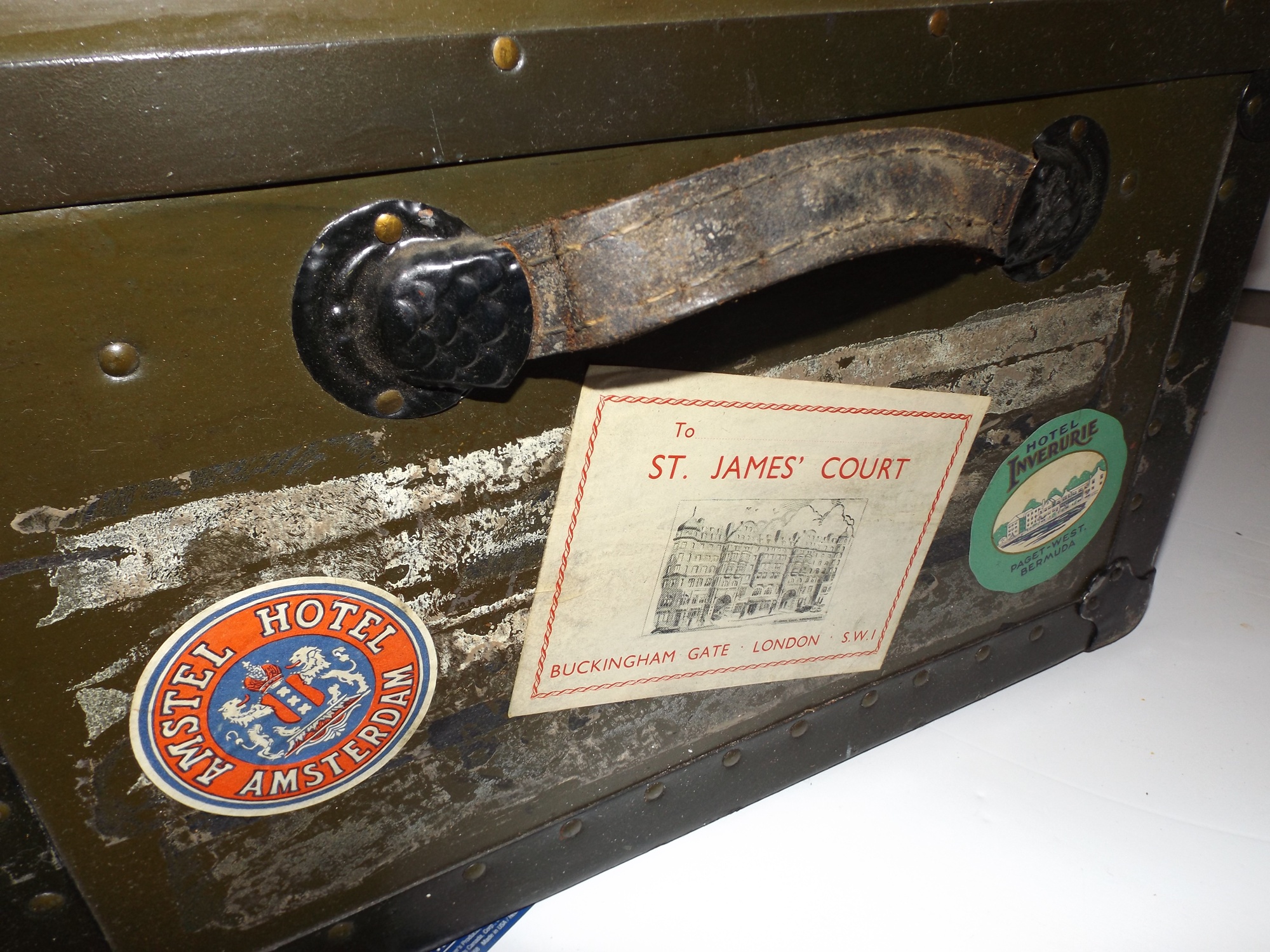 Foot Locker with Travel Stickers