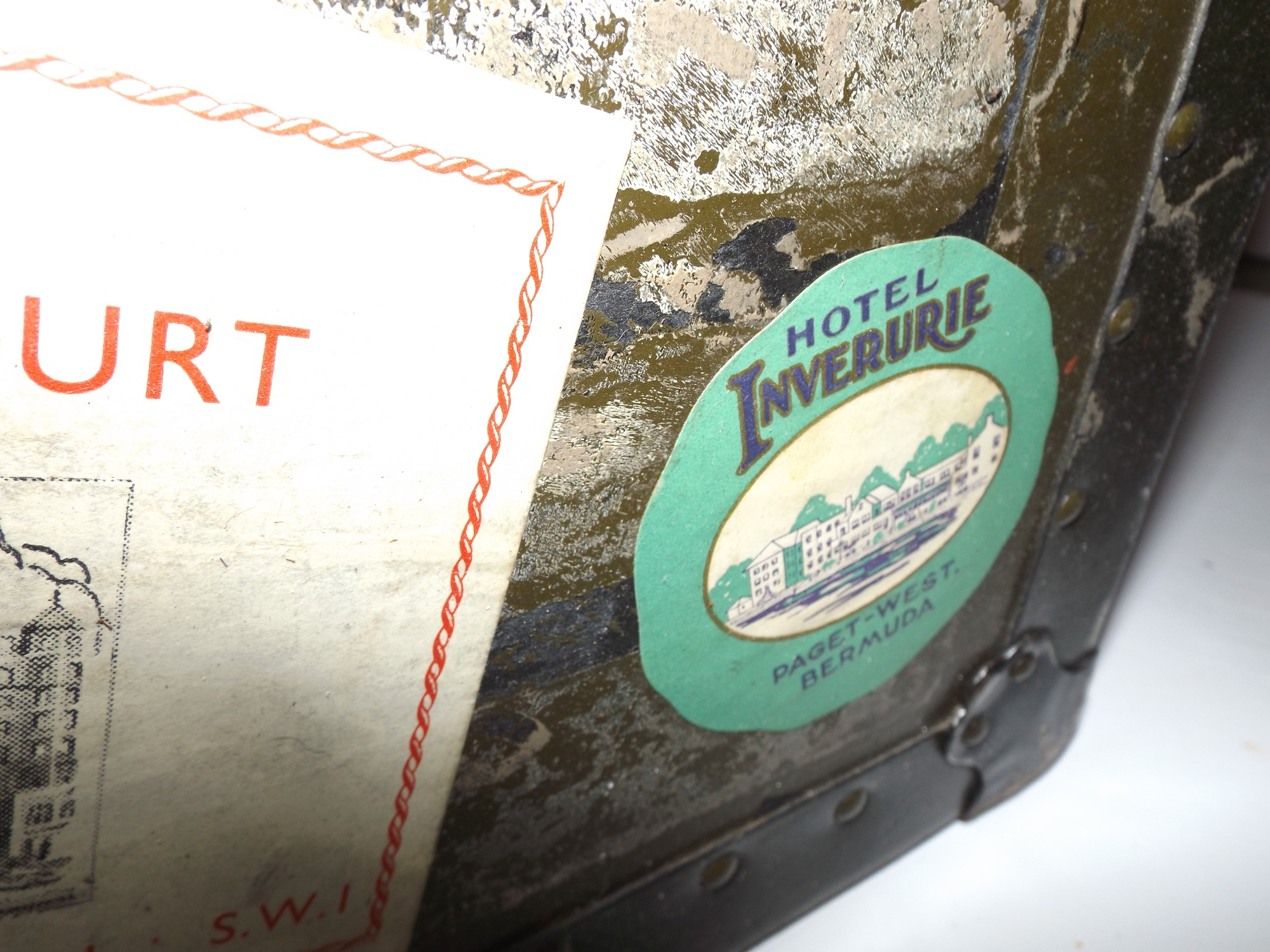 Foot Locker with Travel Stickers