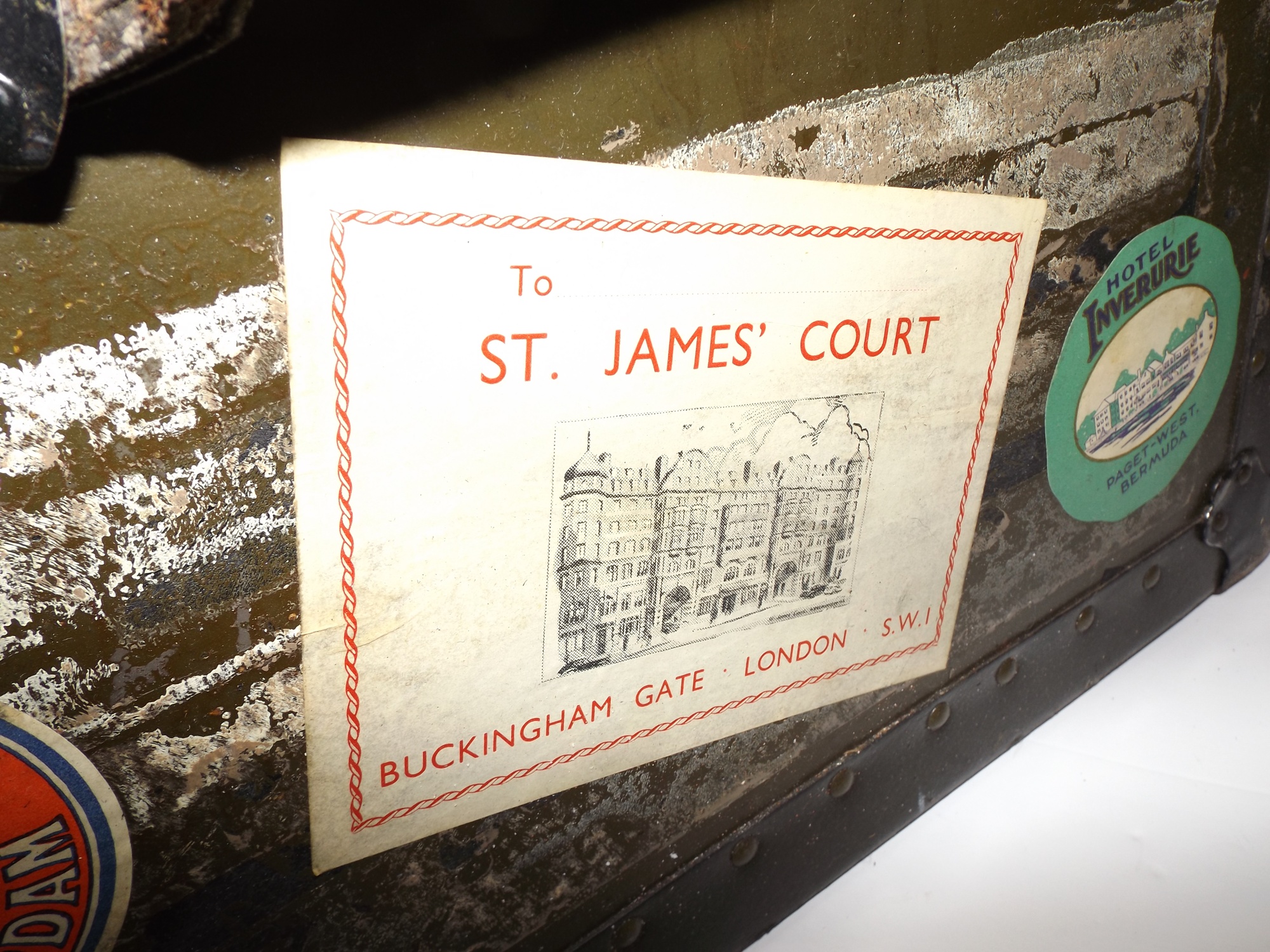 Foot Locker with Travel Stickers