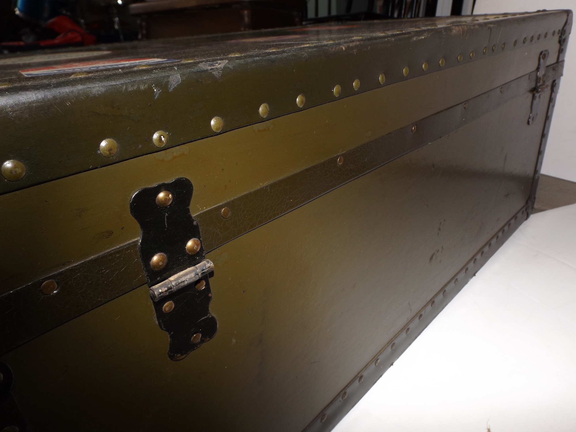 Foot Locker with Travel Stickers