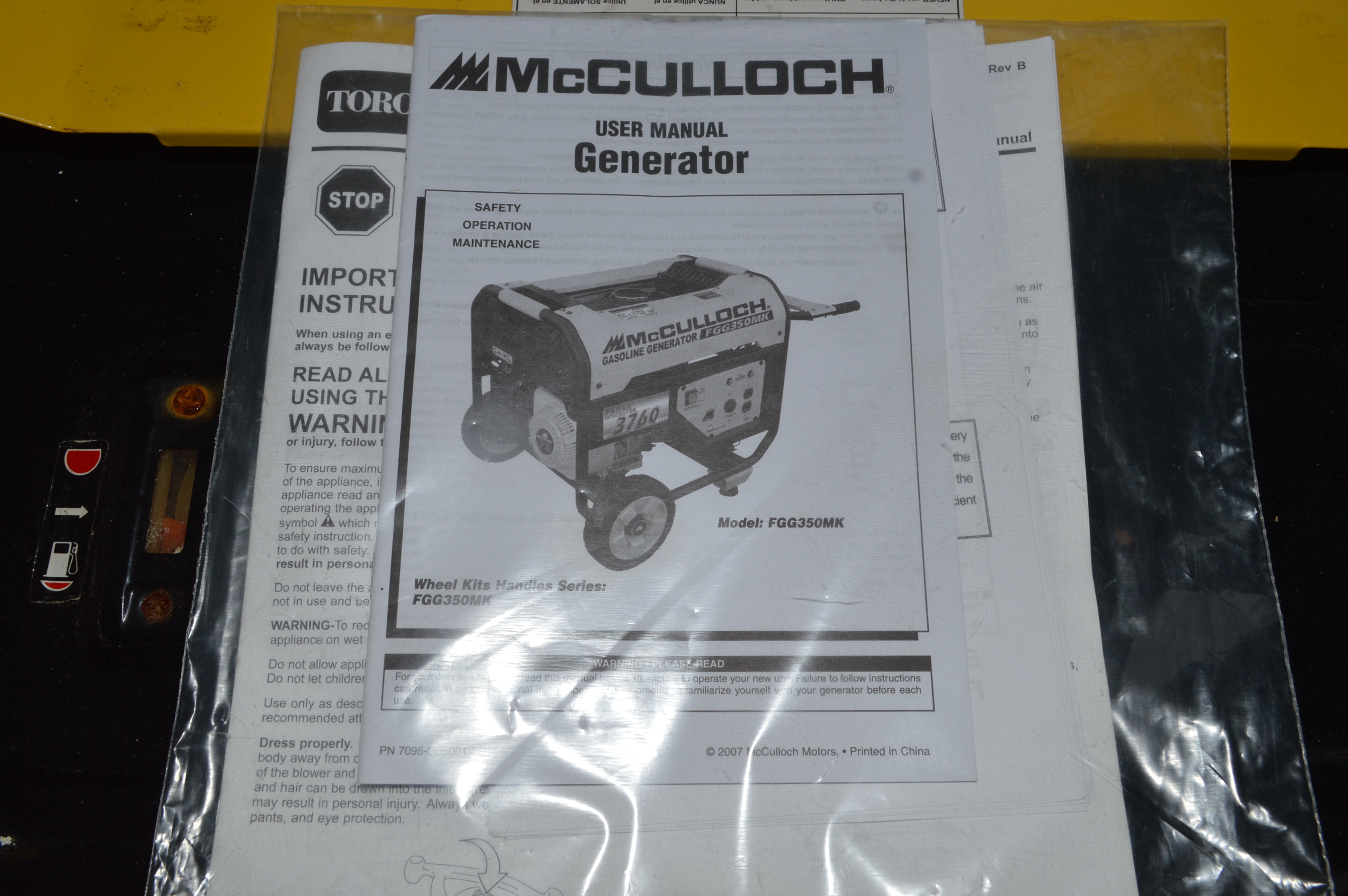 McCulloch Portable Generator