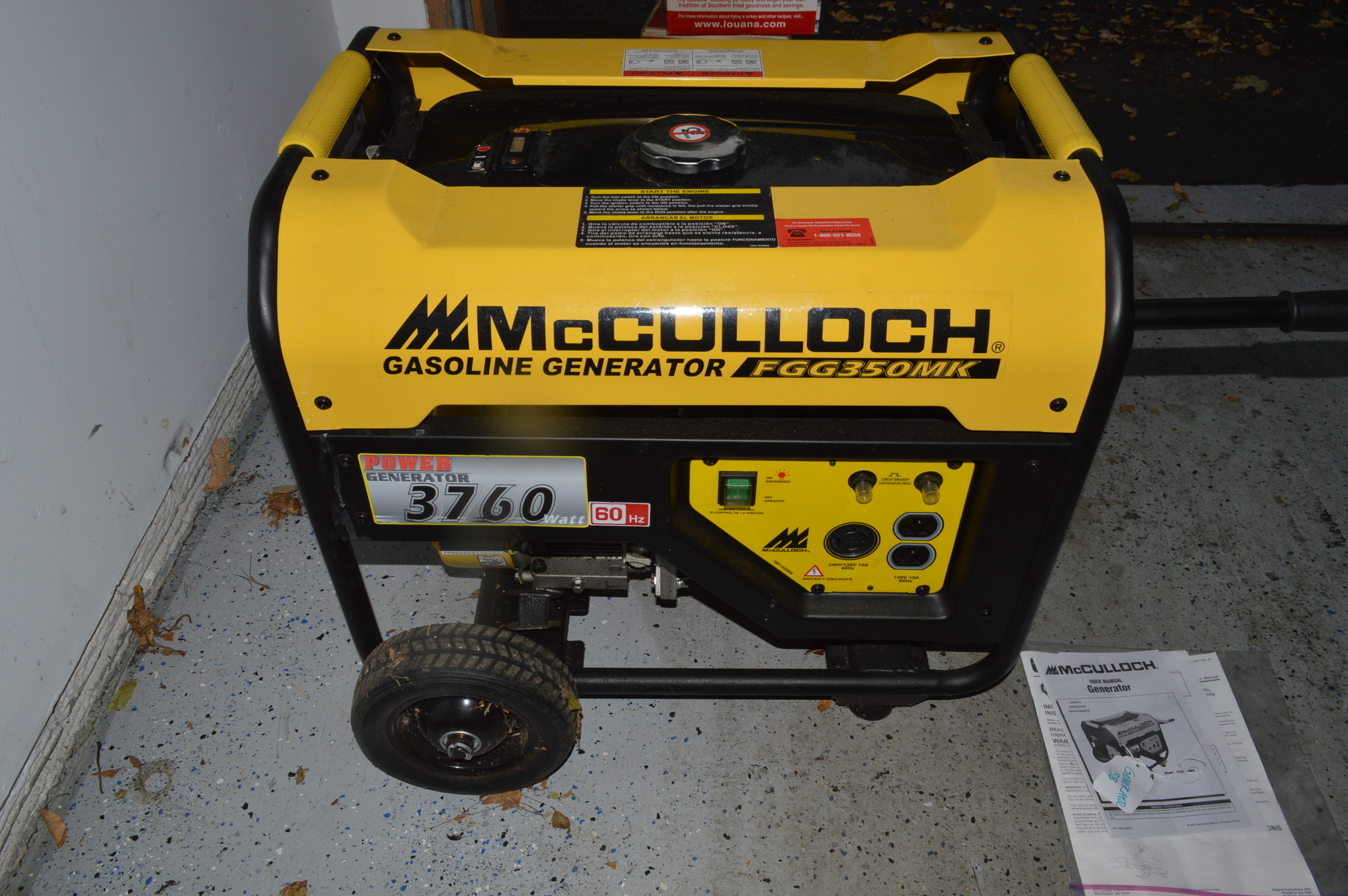 McCulloch Portable Generator