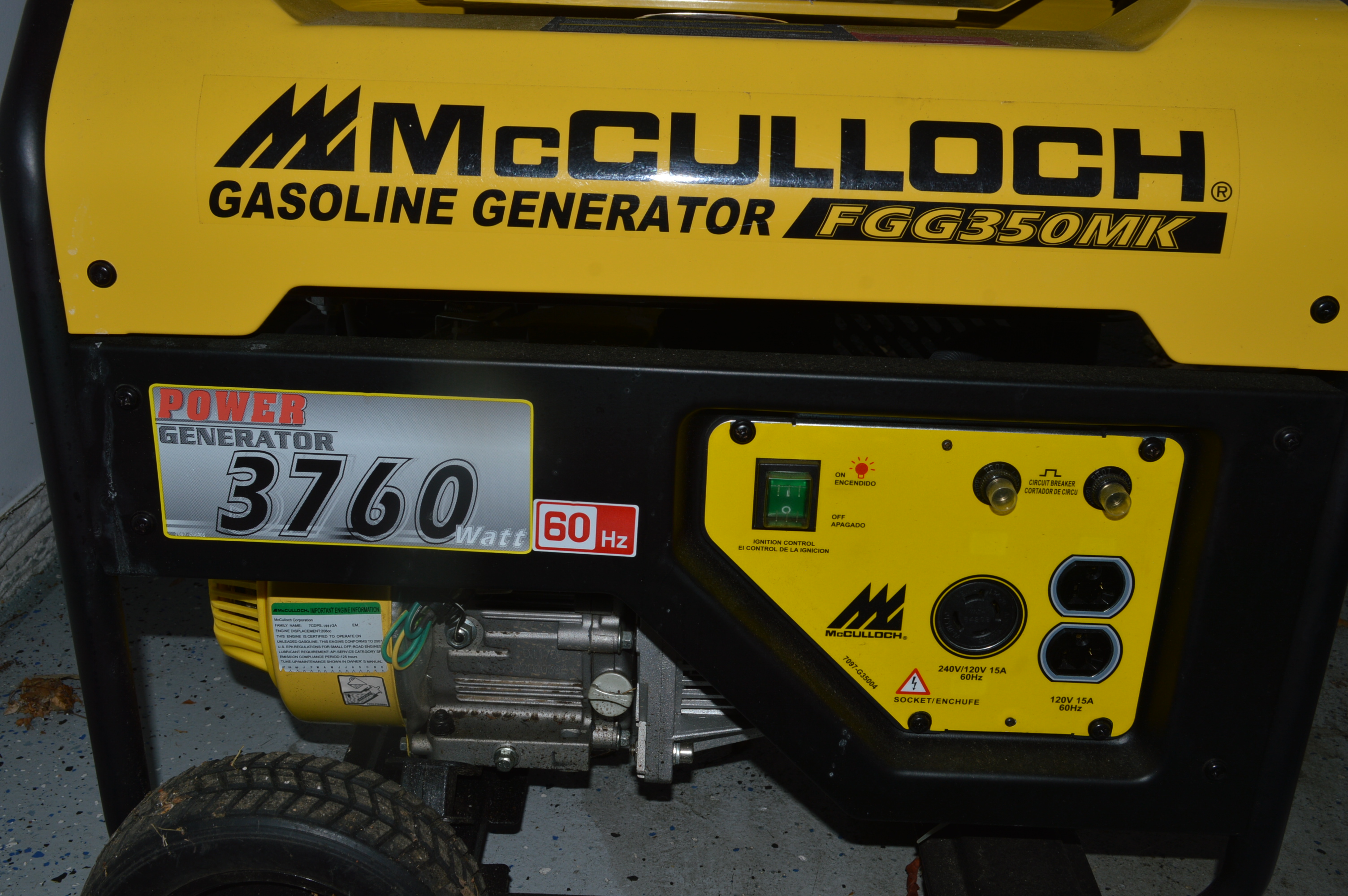 McCulloch Portable Generator