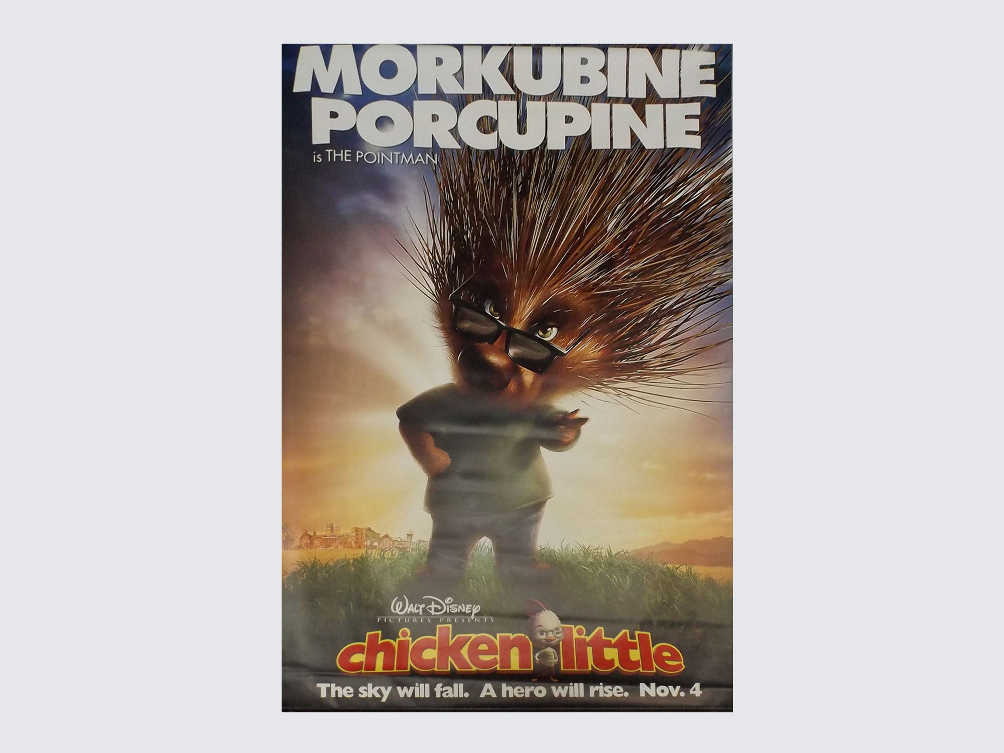 Disney 'Chicken Little' Vinyl Movie Poster