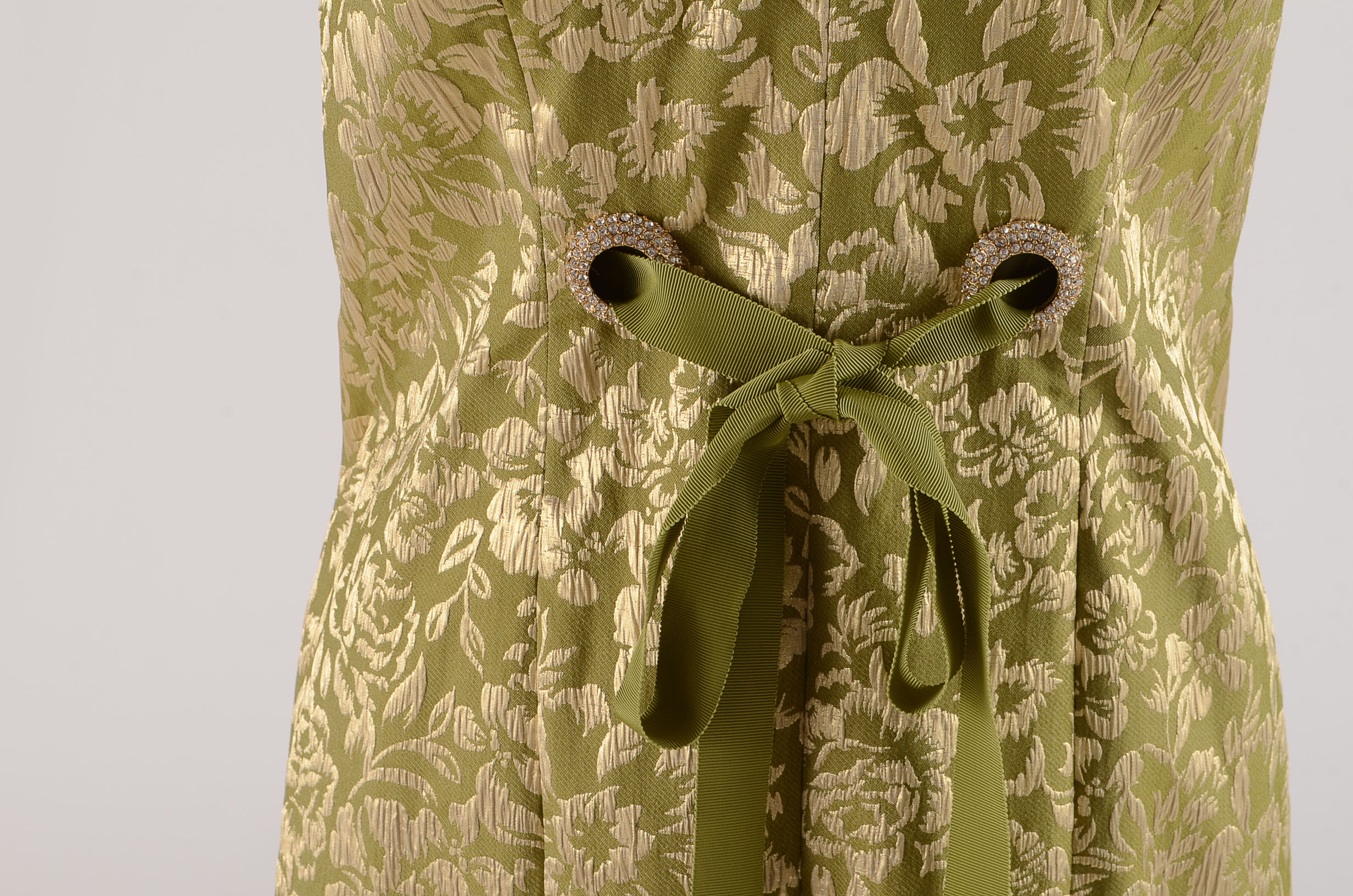 Chetta B Jacquard floral Print Cocktail Dress