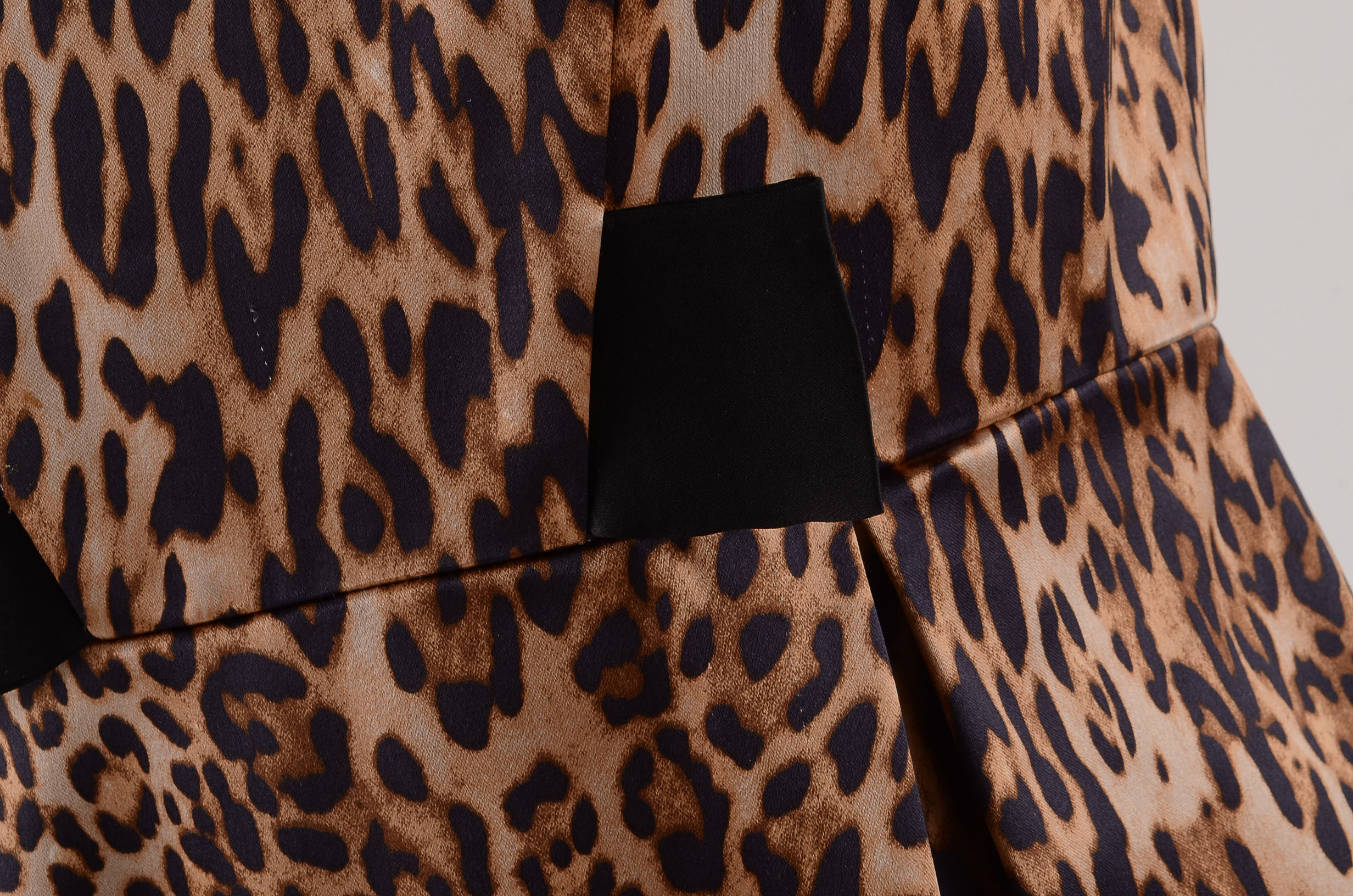 Chetta B Animal Print Cocktail Dress