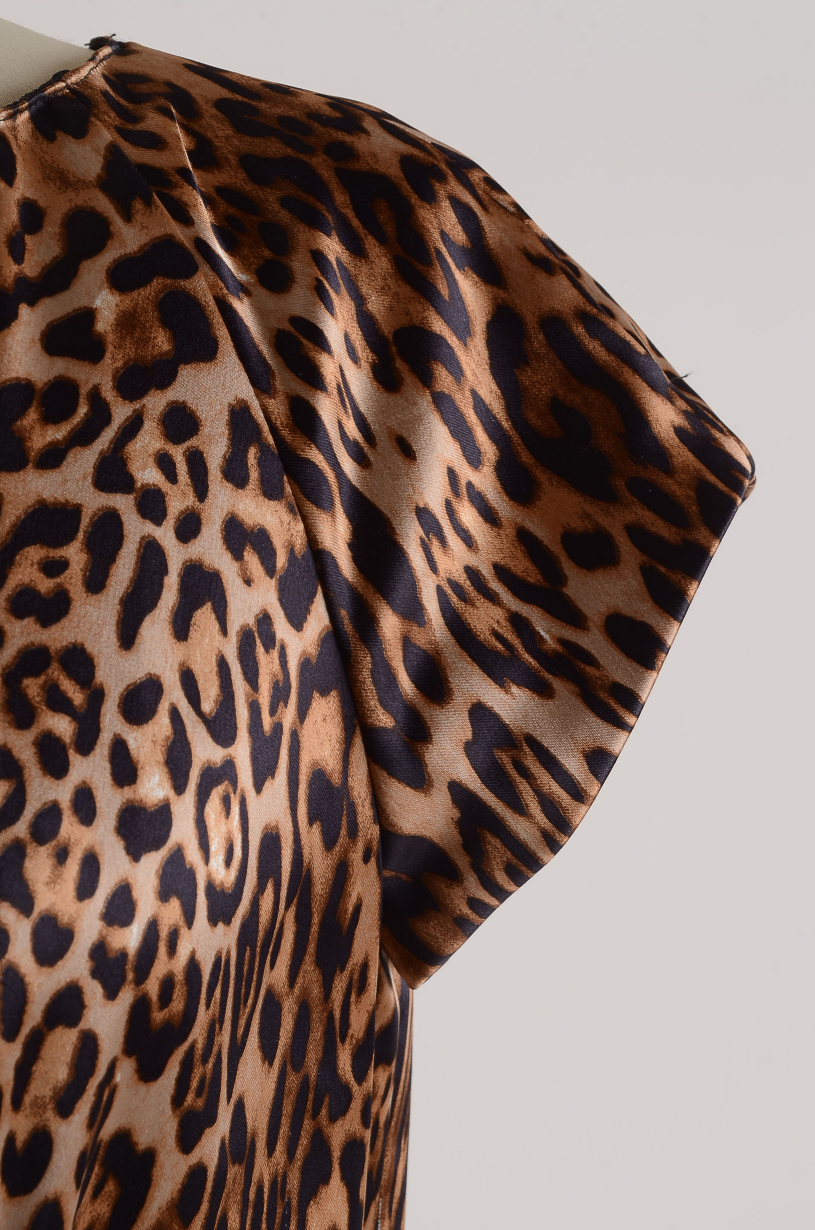 Chetta B Animal Print Cocktail Dress