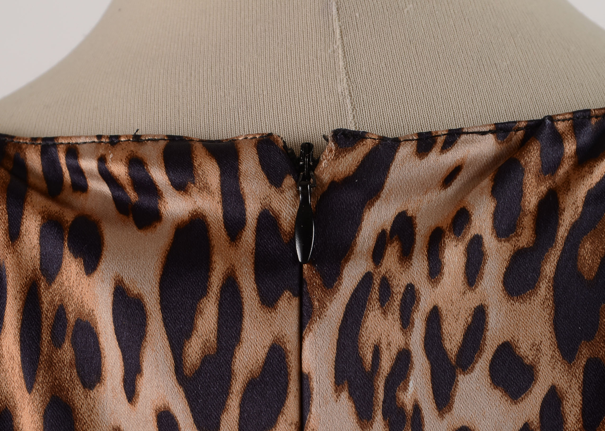 Chetta B Animal Print Cocktail Dress