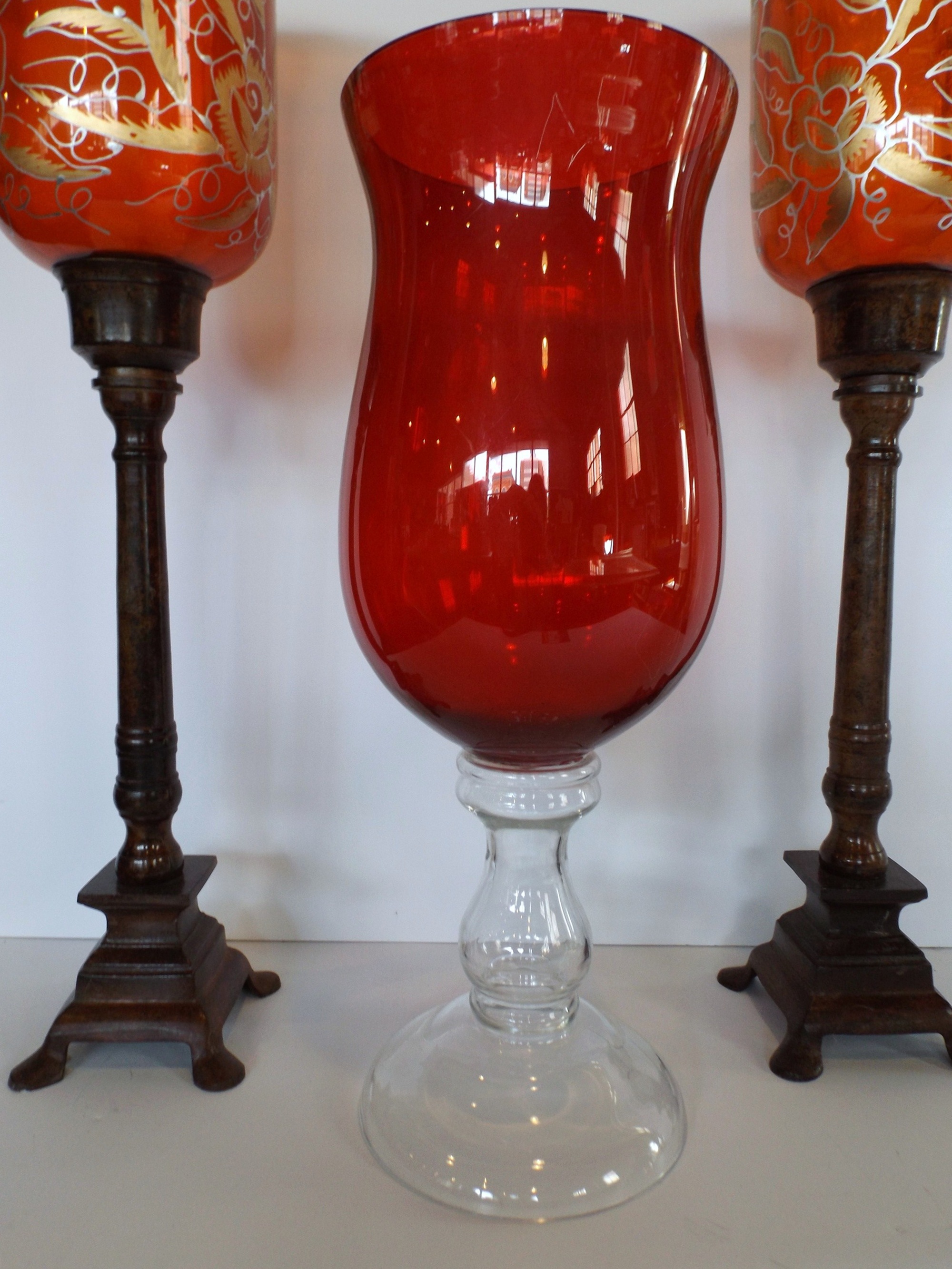 Glass Candle Holders