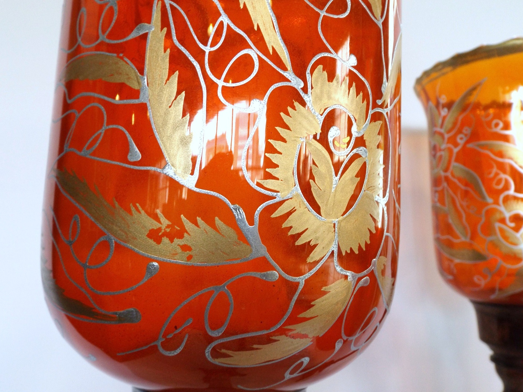 Glass Candle Holders