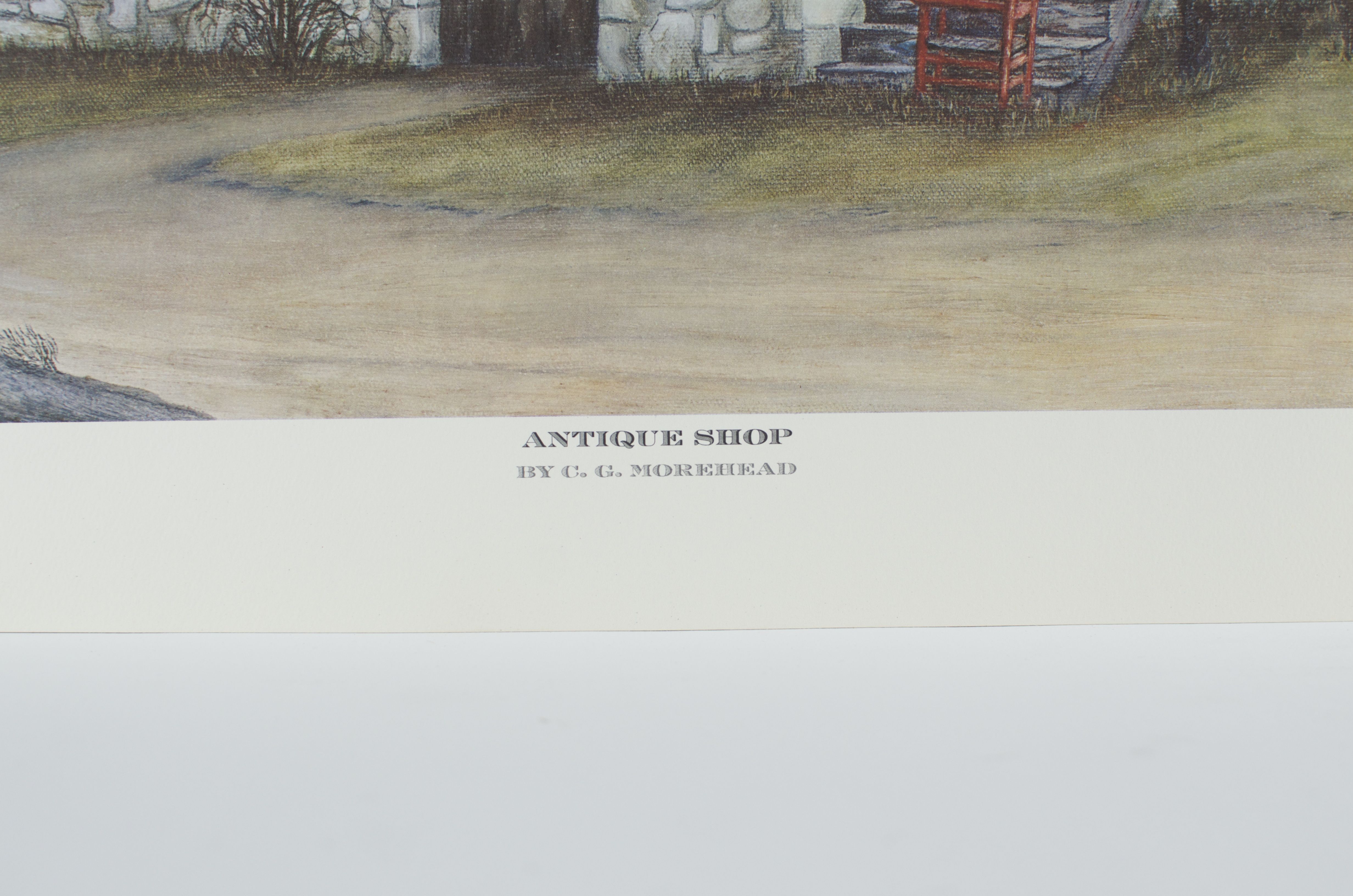 Signed C.G. Morehead Print