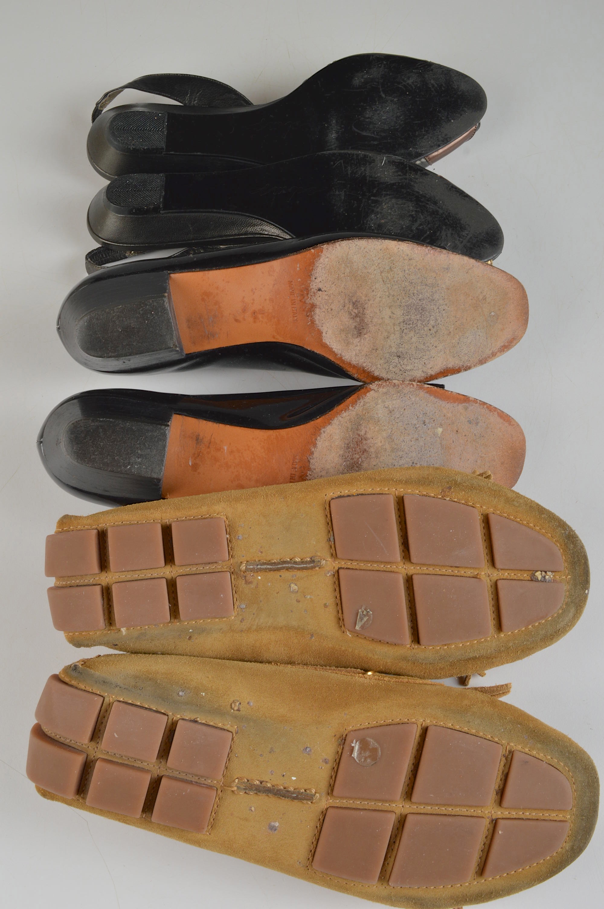 Designer Shoes Including Tory Burch, Salvatore Ferragamo and Impo