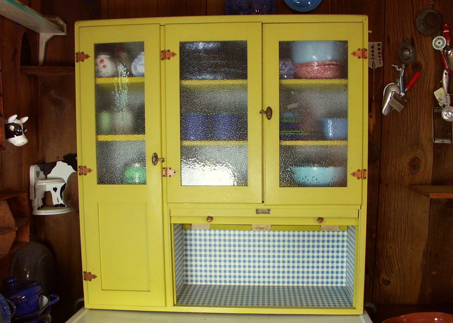 1950s Kemper 'Hoosier' Style Kitchen Cabinet