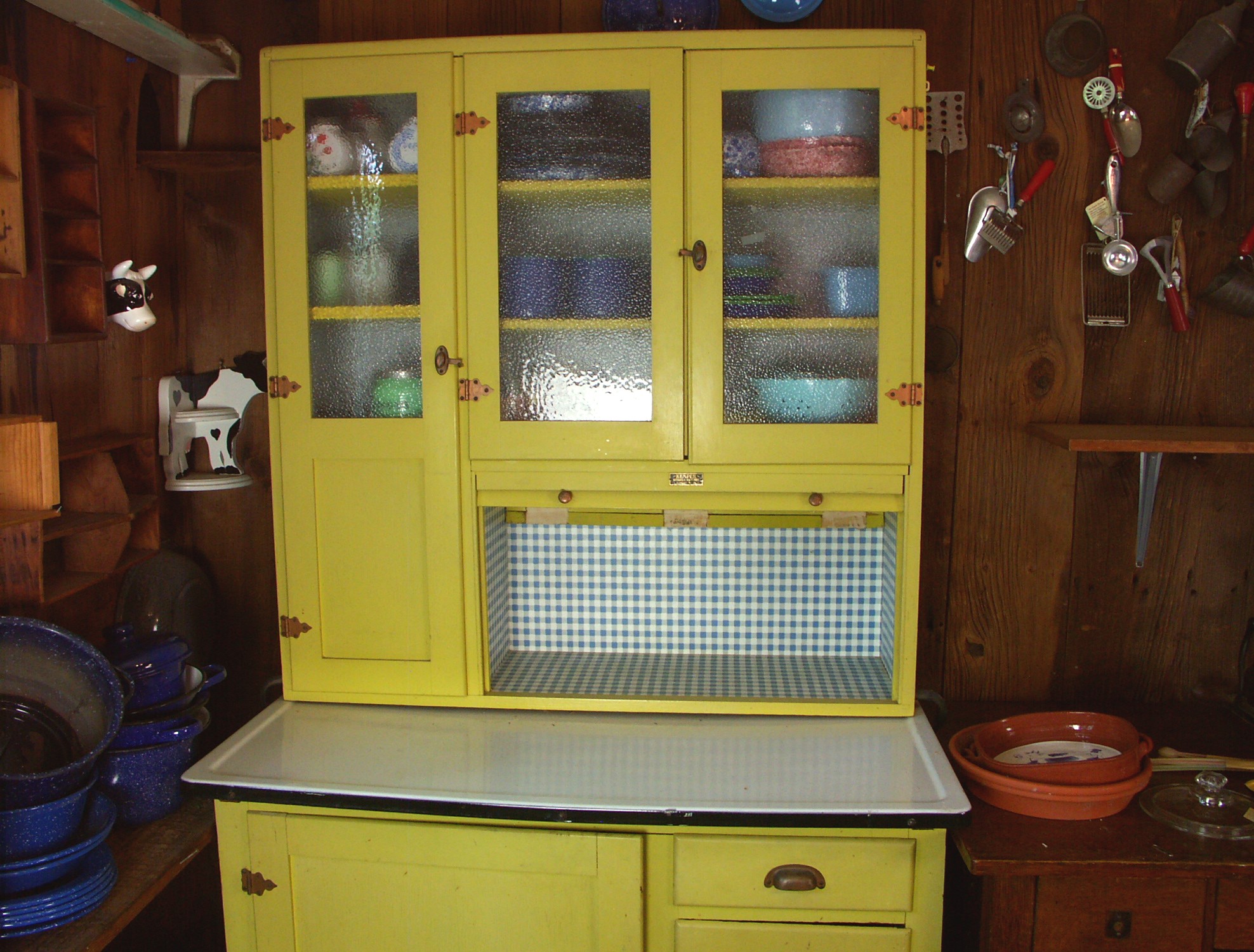 1950s Kemper 'Hoosier' Style Kitchen Cabinet
