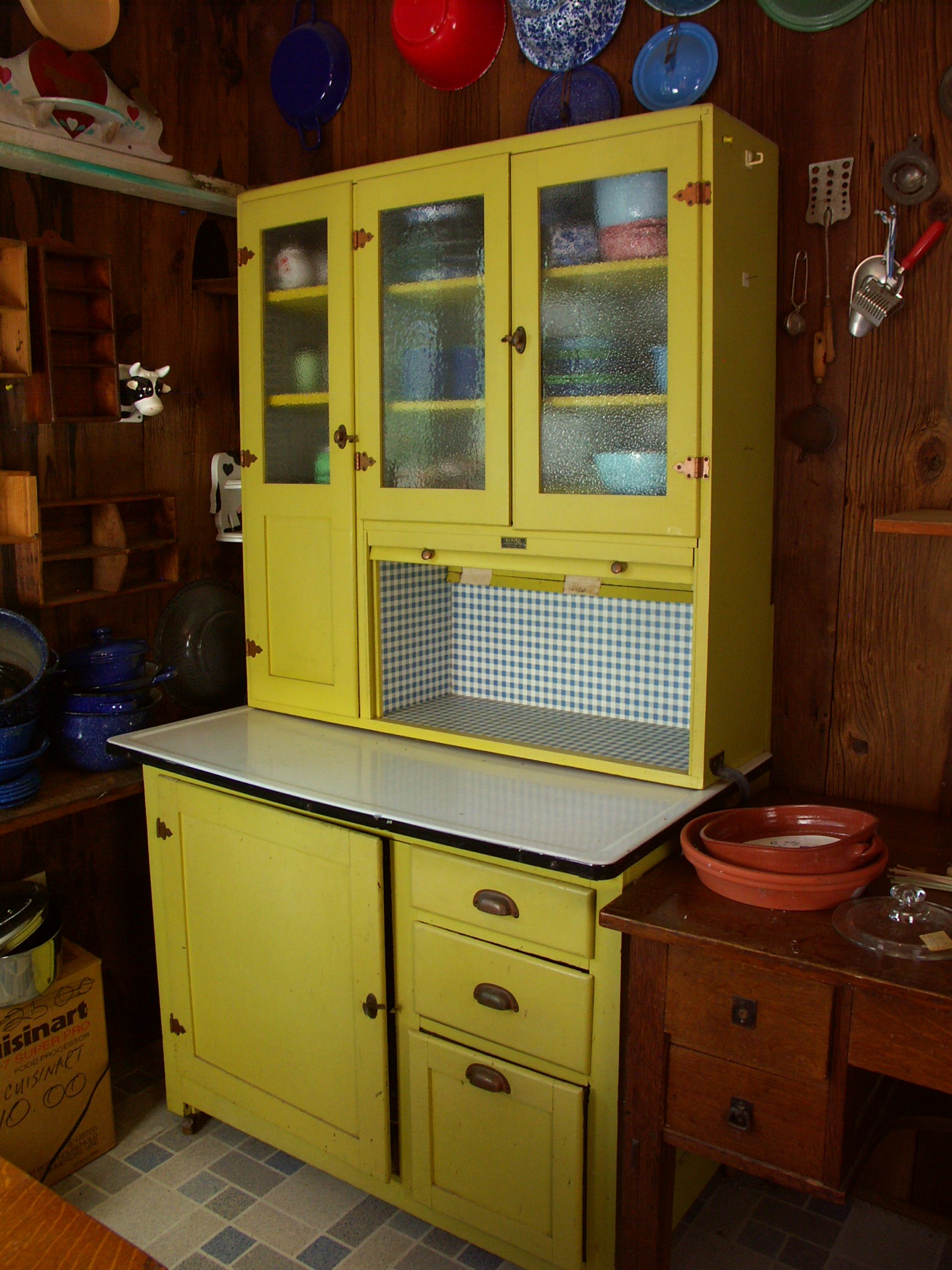 1950s Kemper 'Hoosier' Style Kitchen Cabinet