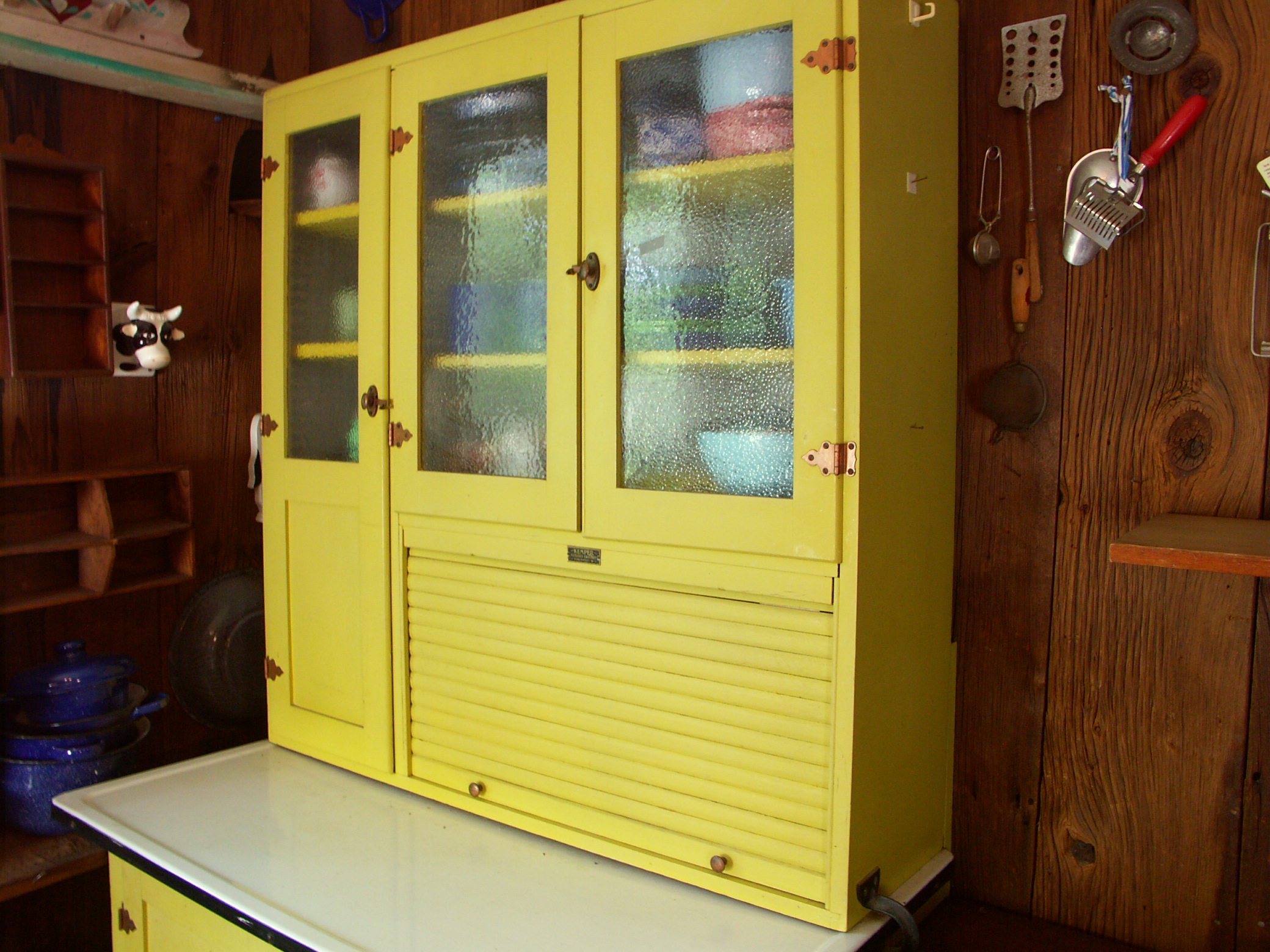 1950s Kemper 'Hoosier' Style Kitchen Cabinet