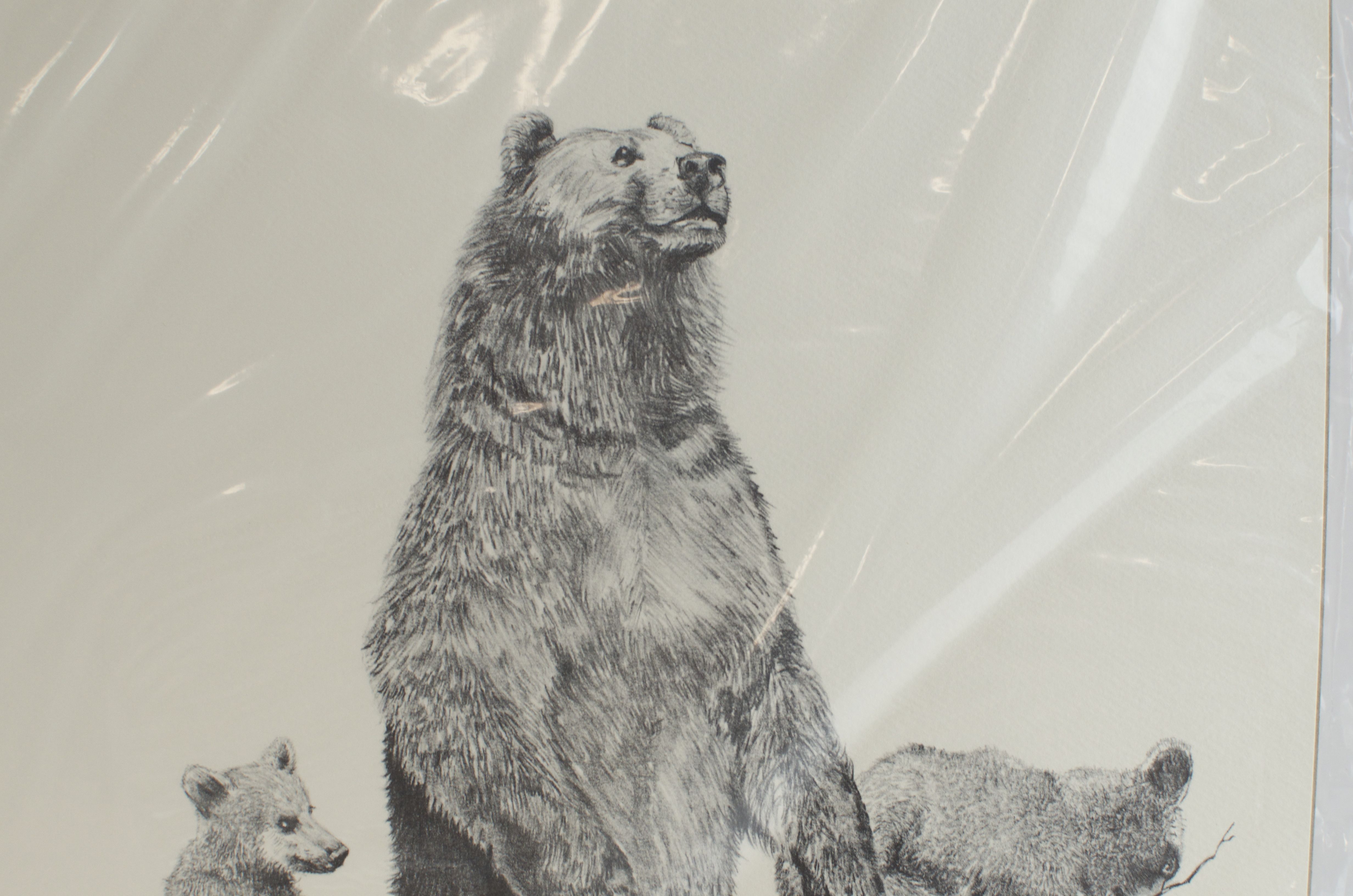 Pair of Signed Animal Graphics Prints by Gene Gray