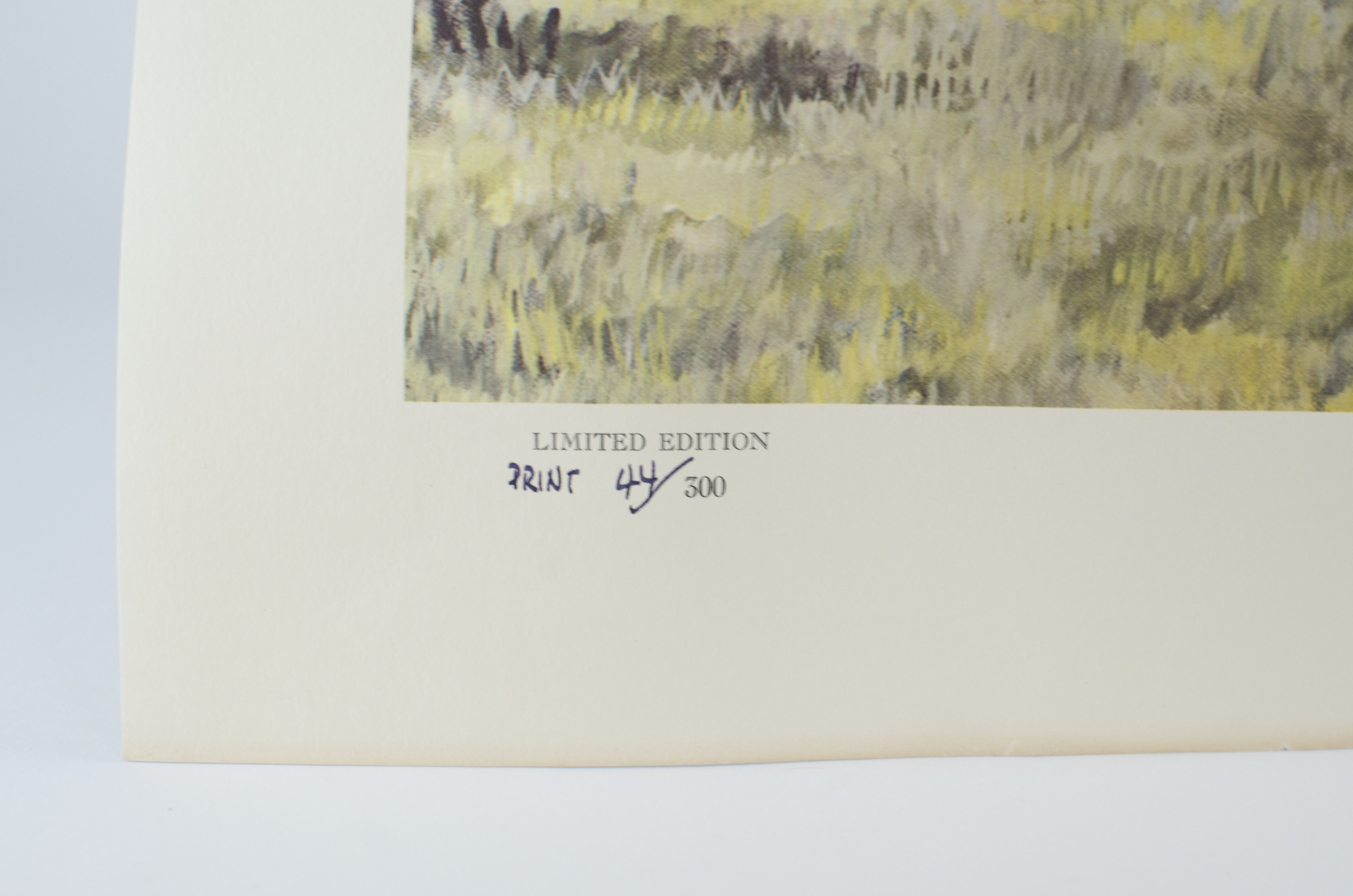 Signed "Helm Place" Print by Huston