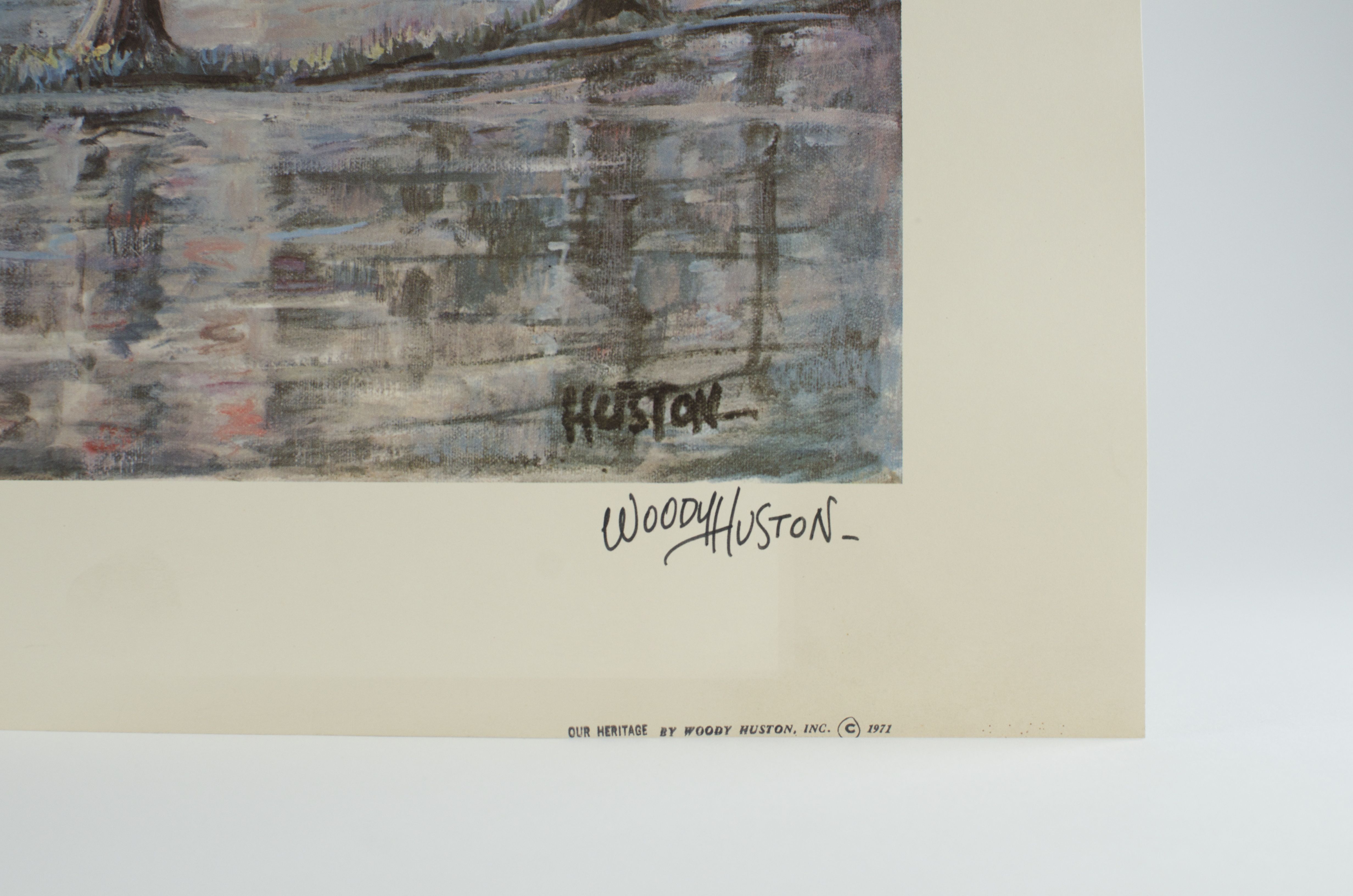 Signed "Mary Todd Home" Print by Huston