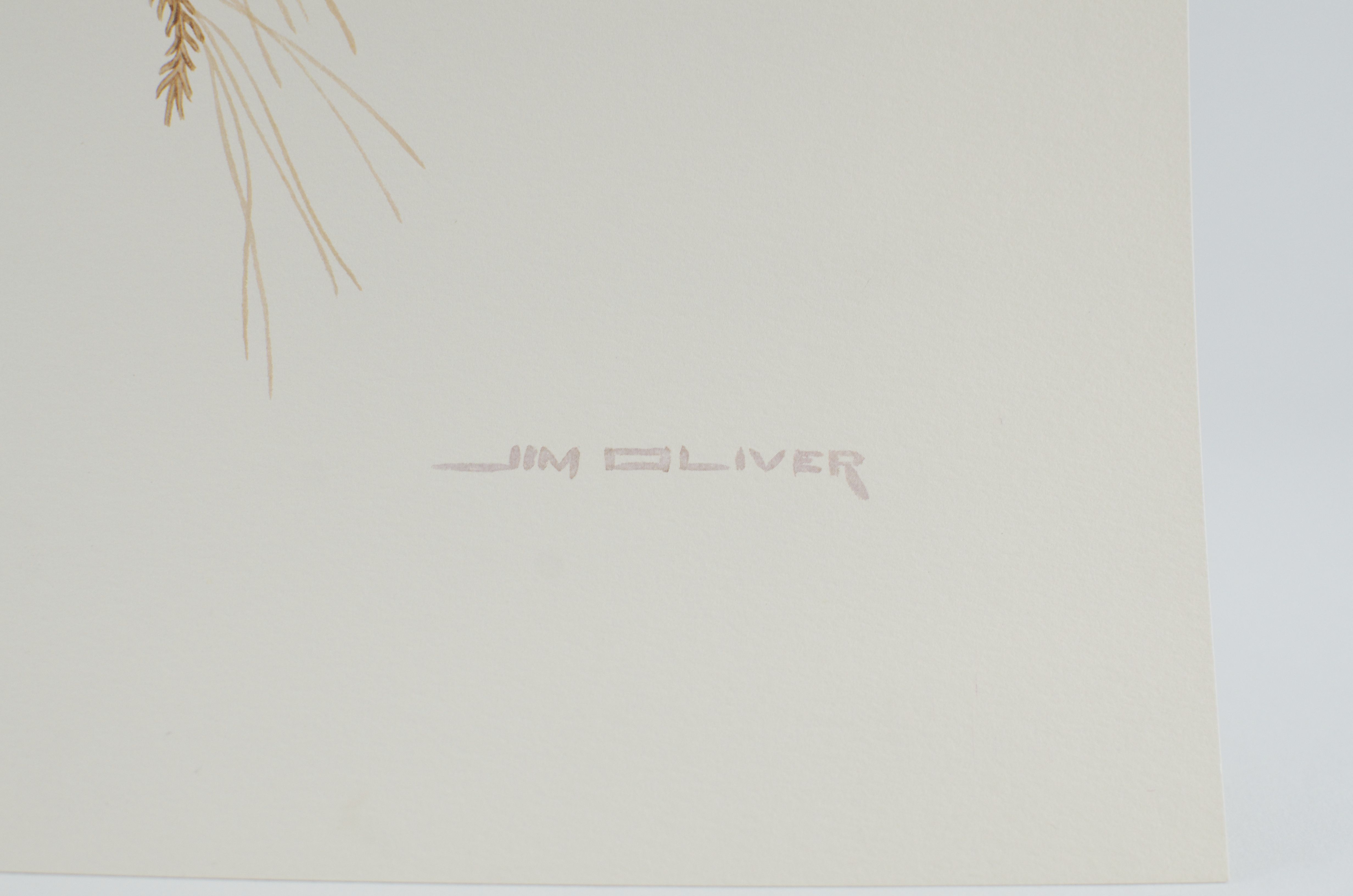 Jim Oliver Signed Print "Cardinals"