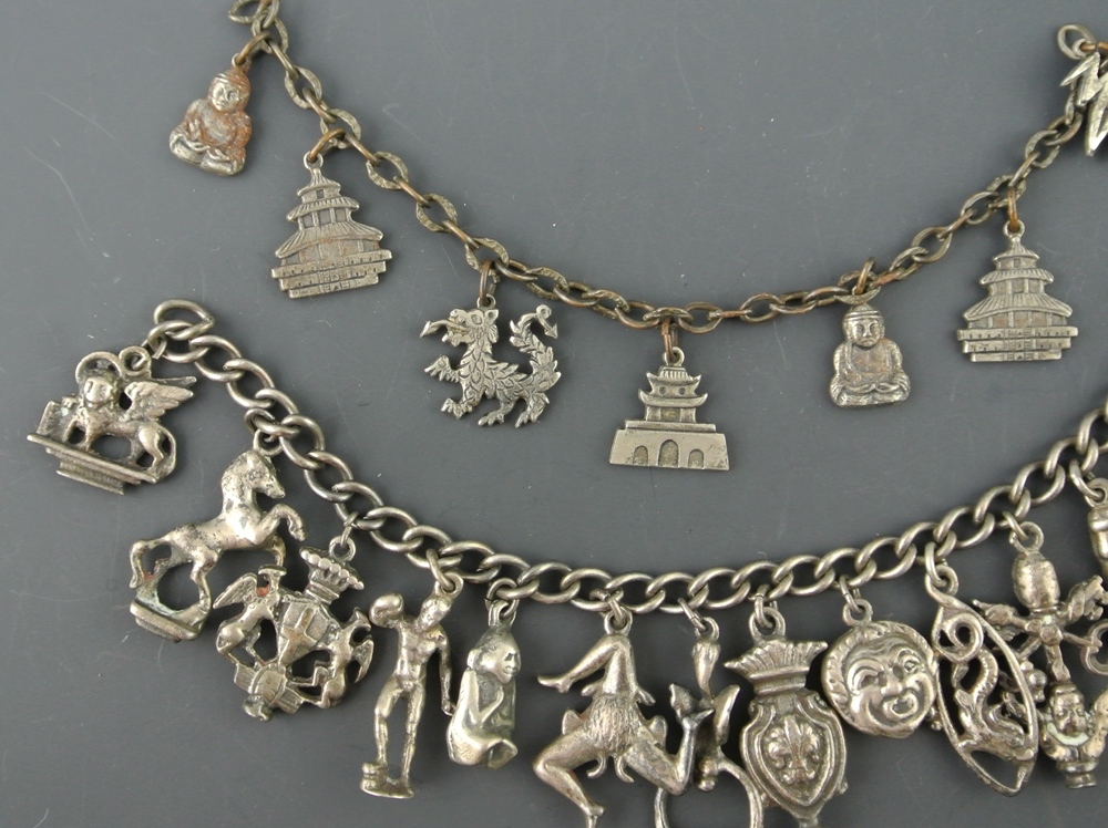 Charm Bracelets From India & Europe