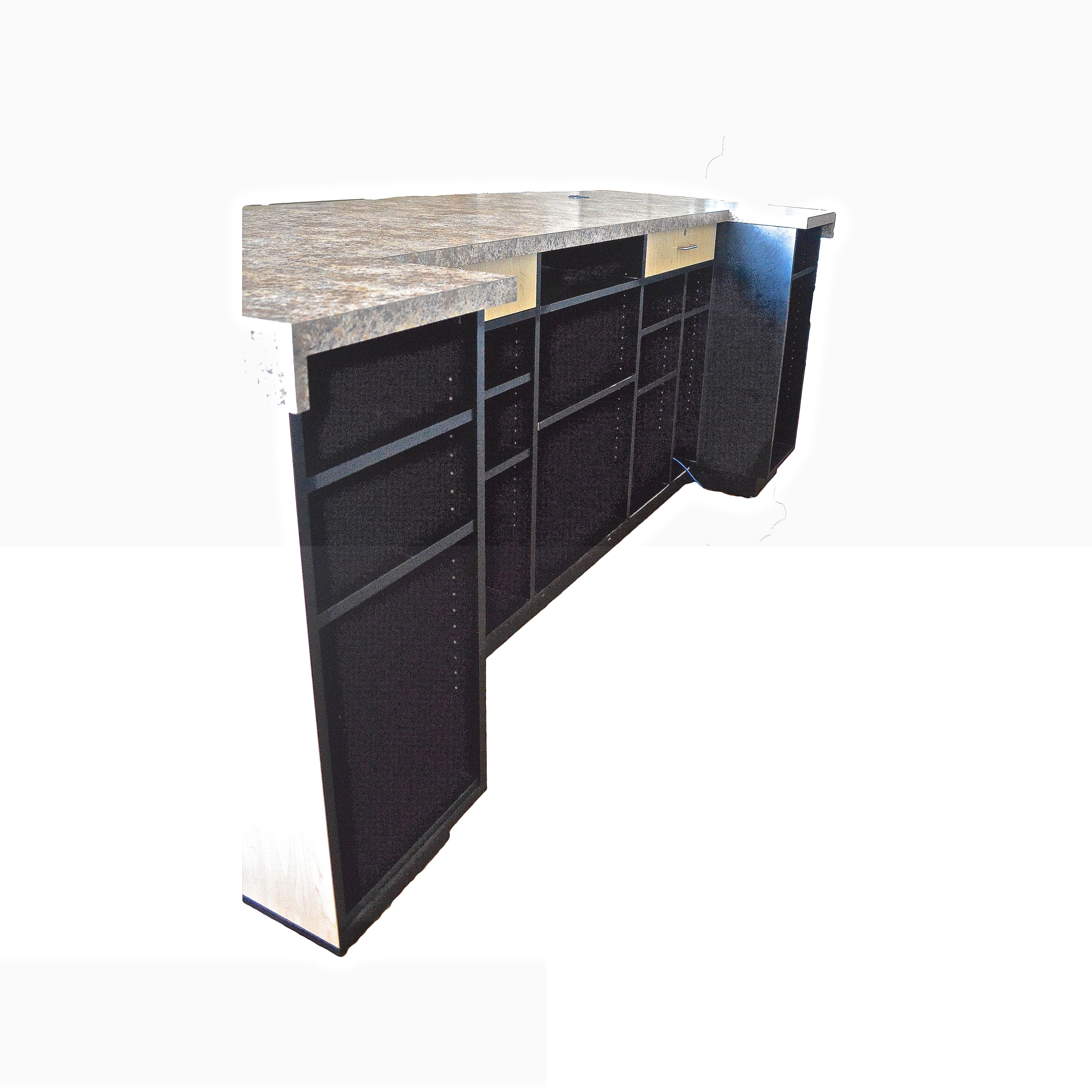 Retail Oversized Reception Desk with Formica Countertop