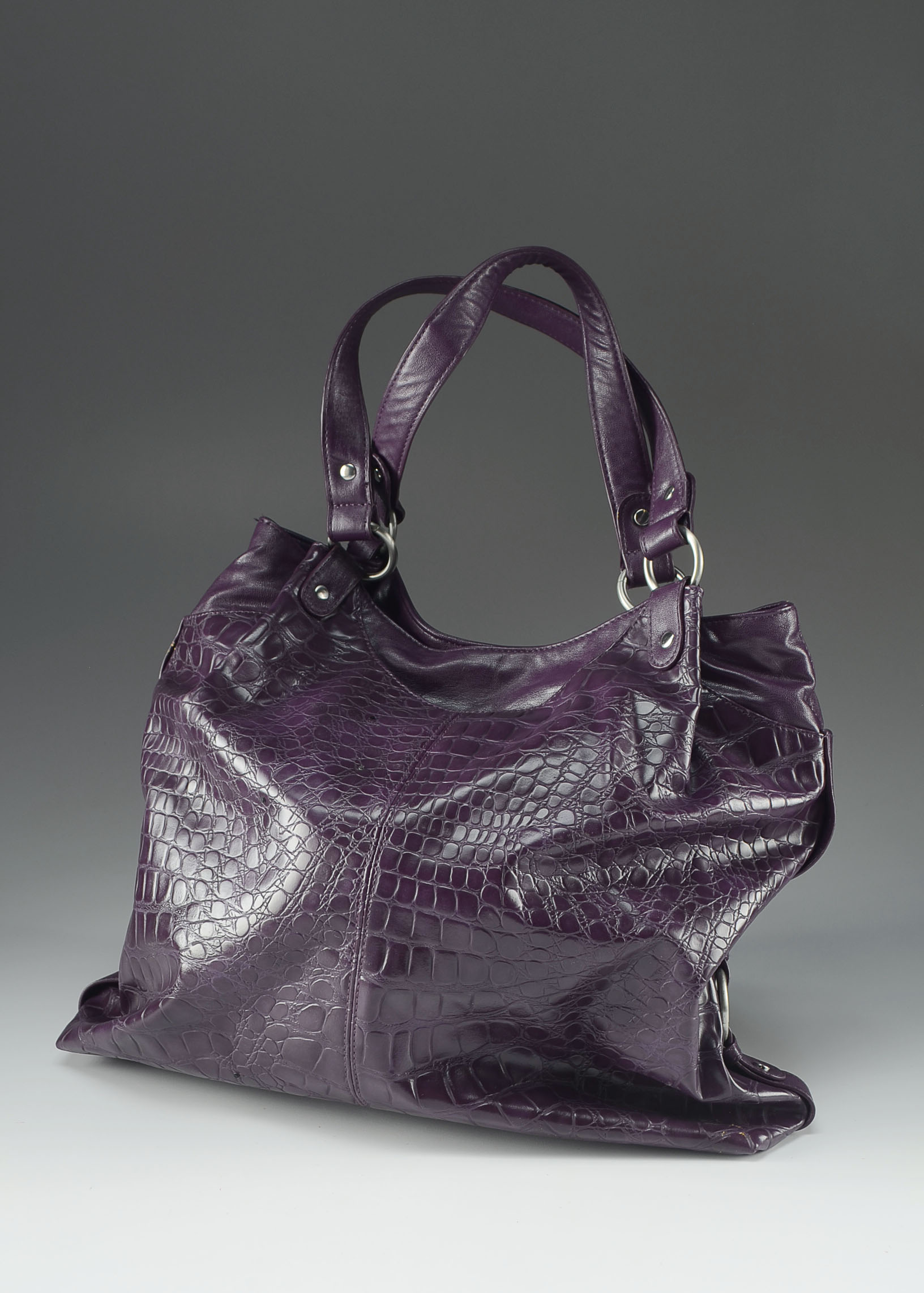 Coldwater Creek Leather Shoulder Bag and Laurel Burch Case