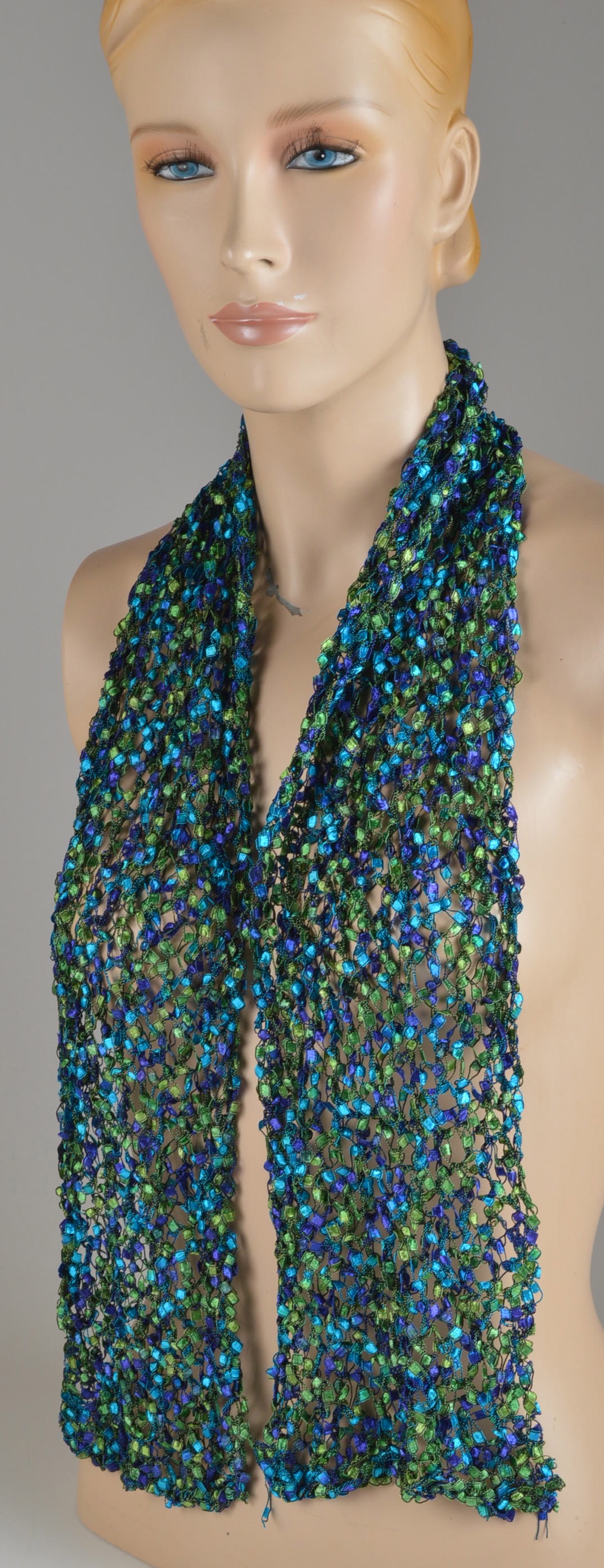 Collection of Eight Silk and Knit Scarves and Henri Bendel Gloves