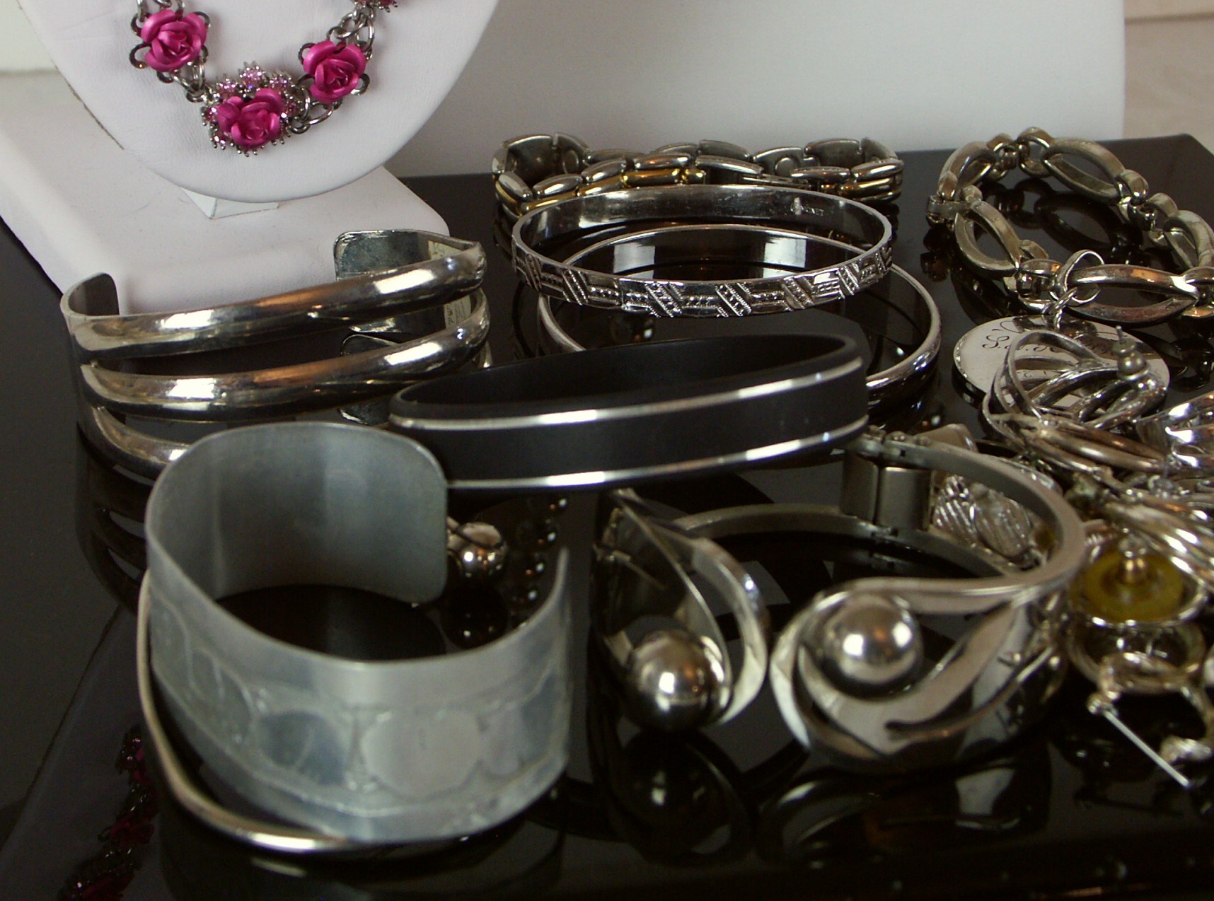 Silver-Tone Fashion Jewelry Lot