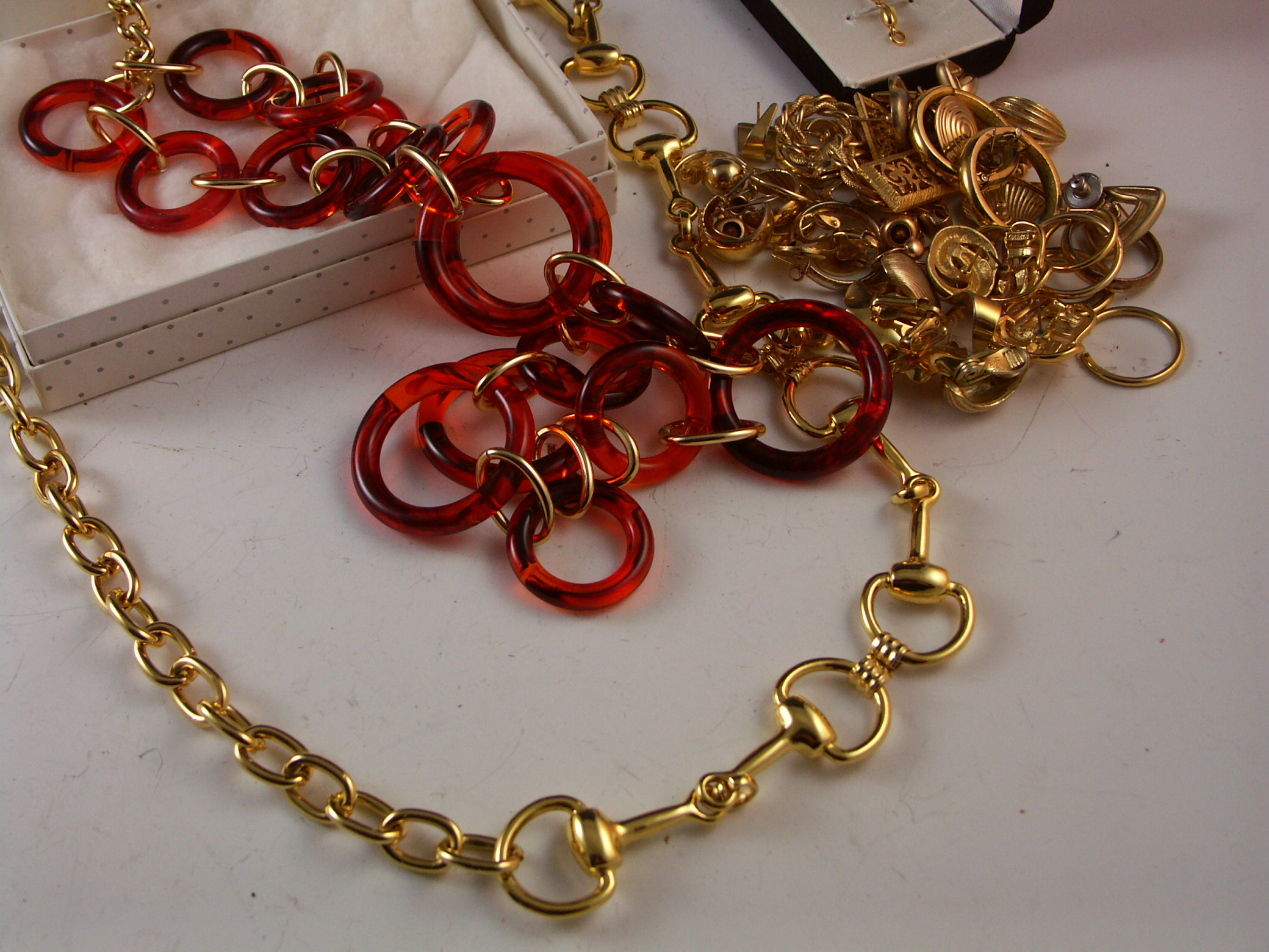 Gold-Tone Fashion Jewelry Lot