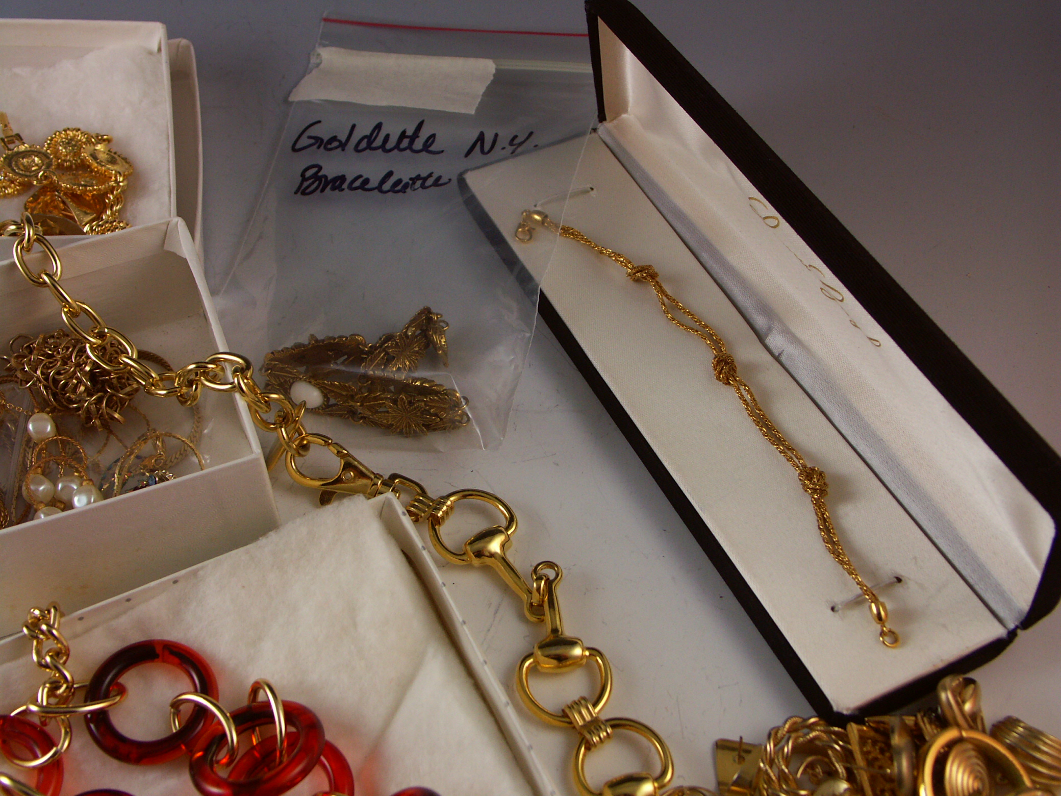 Gold-Tone Fashion Jewelry Lot