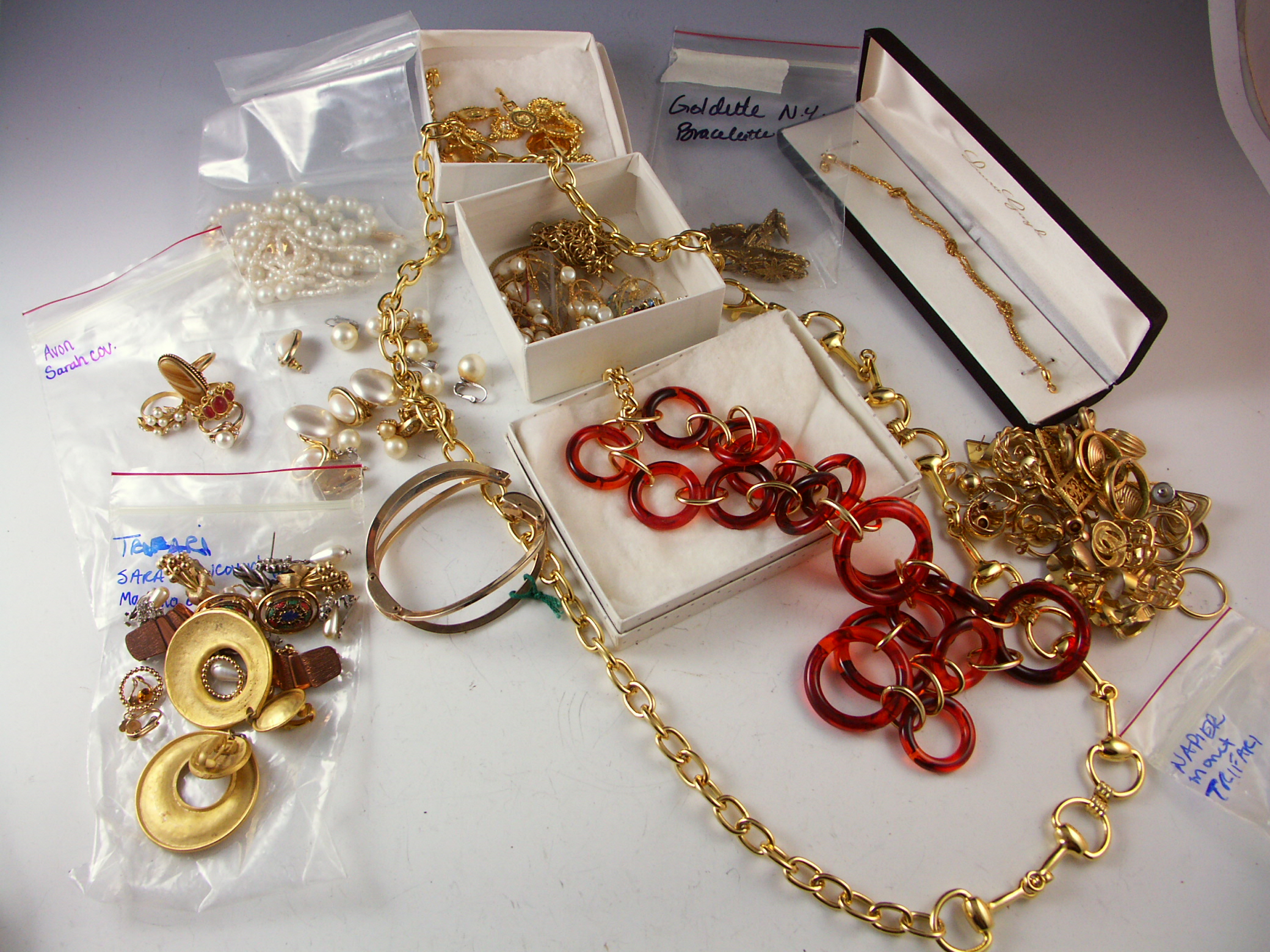 Gold-Tone Fashion Jewelry Lot