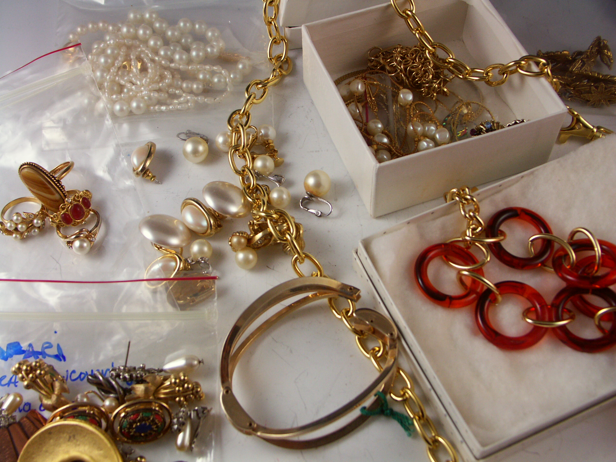 Gold-Tone Fashion Jewelry Lot