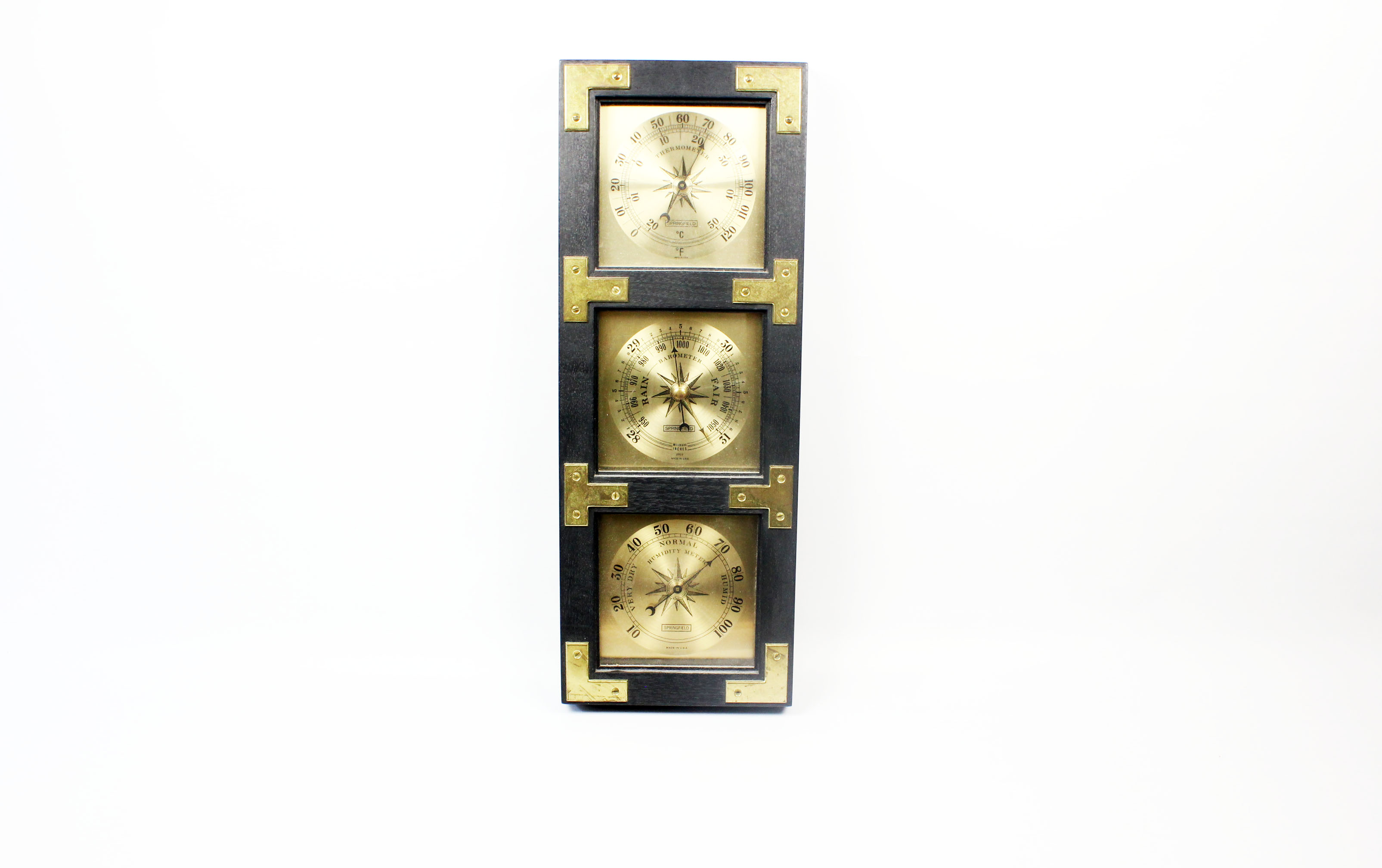 Vintage Springfield Wall Barometer